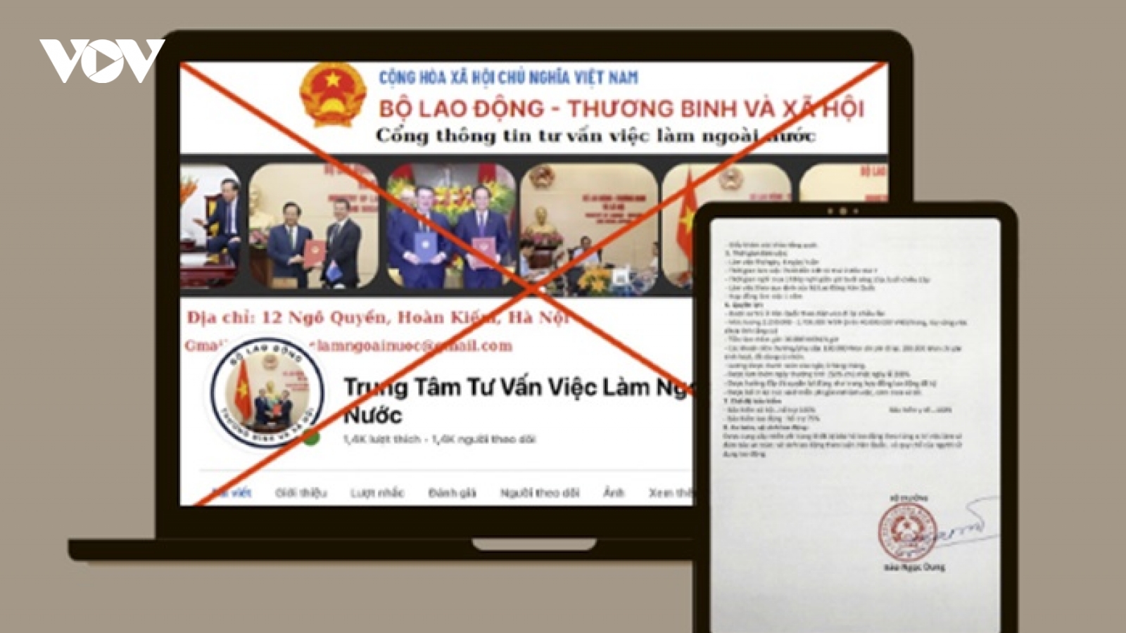 Mạo danh Bộ Lao động Thương binh & Xã hội, giả chữ ký Bộ trưởng để lừa đảo