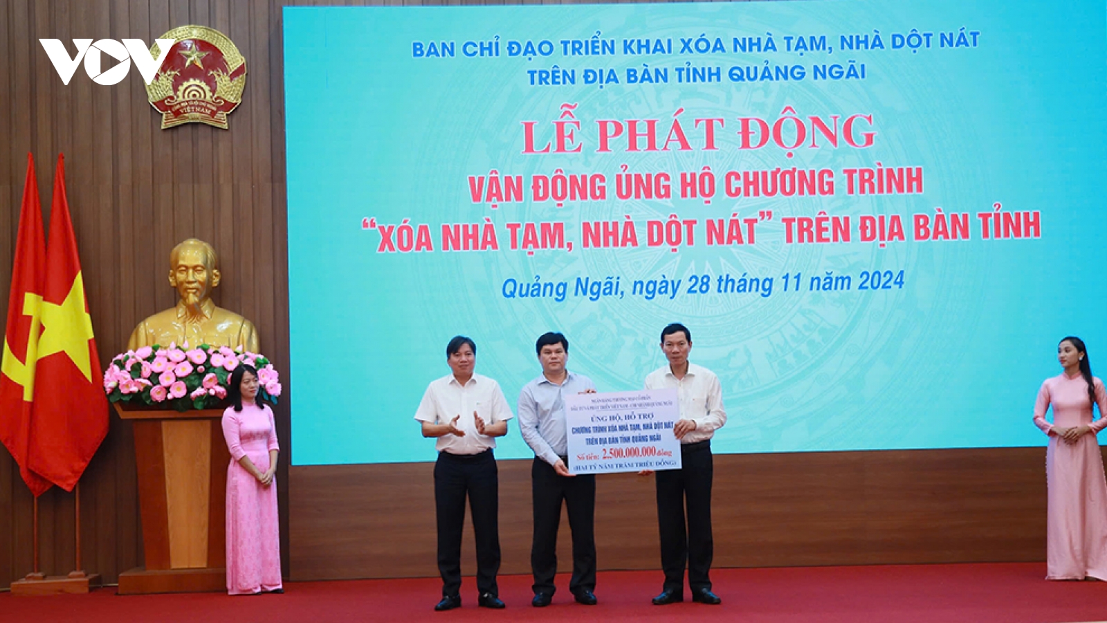 Quảng Ngãi xóa gần 9.800 nhà tạm, nhà dột nát trong năm 2025