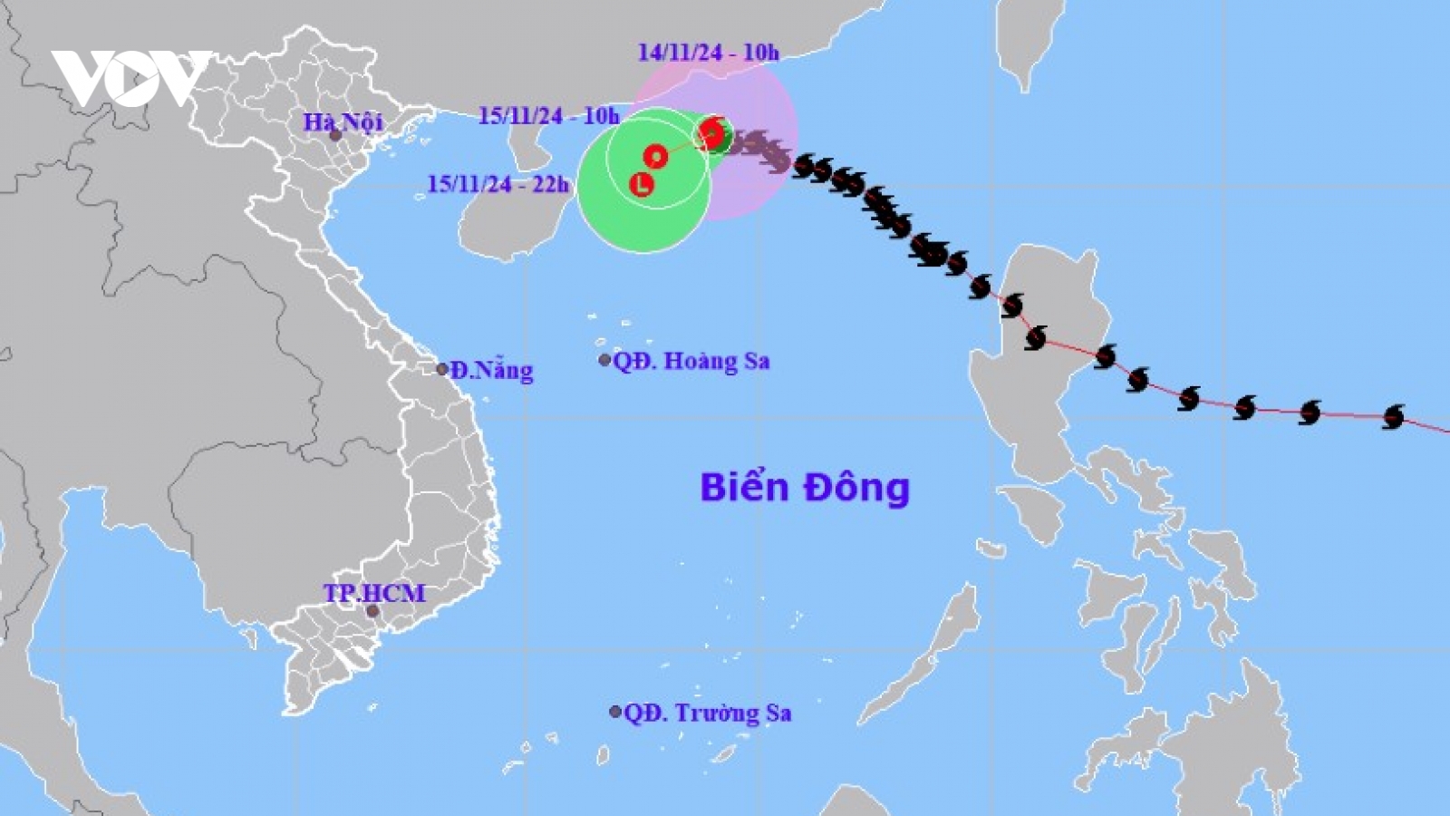 Bão số 8 mạnh cấp 8, giật cấp 10 đang có khả năng đổi hướng di chuyển