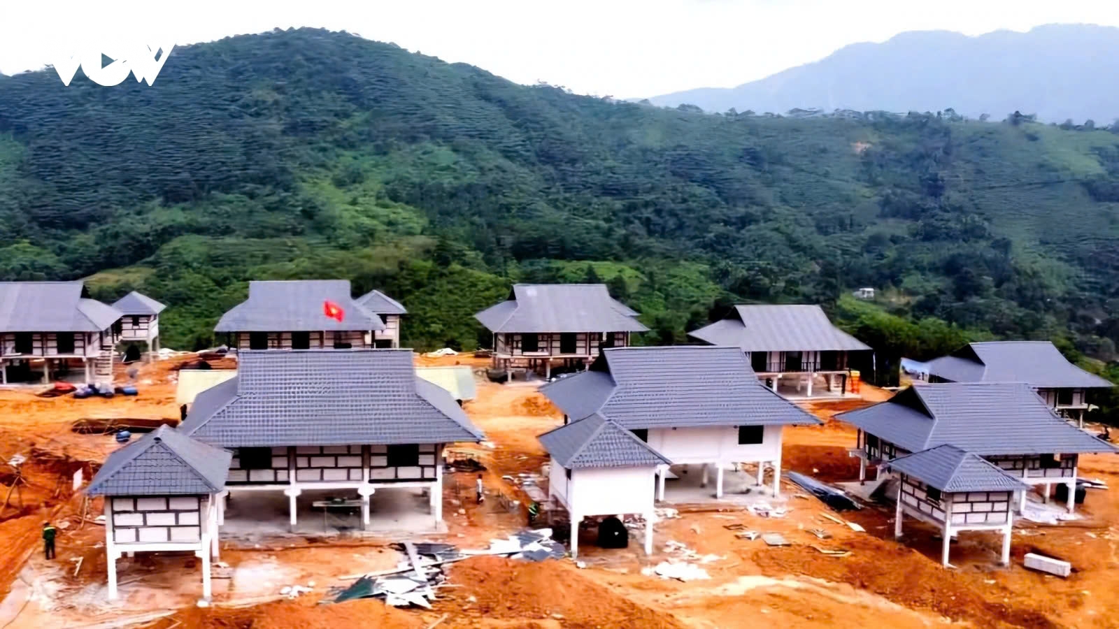 New resettlement area taking shape for people from flood devastated village