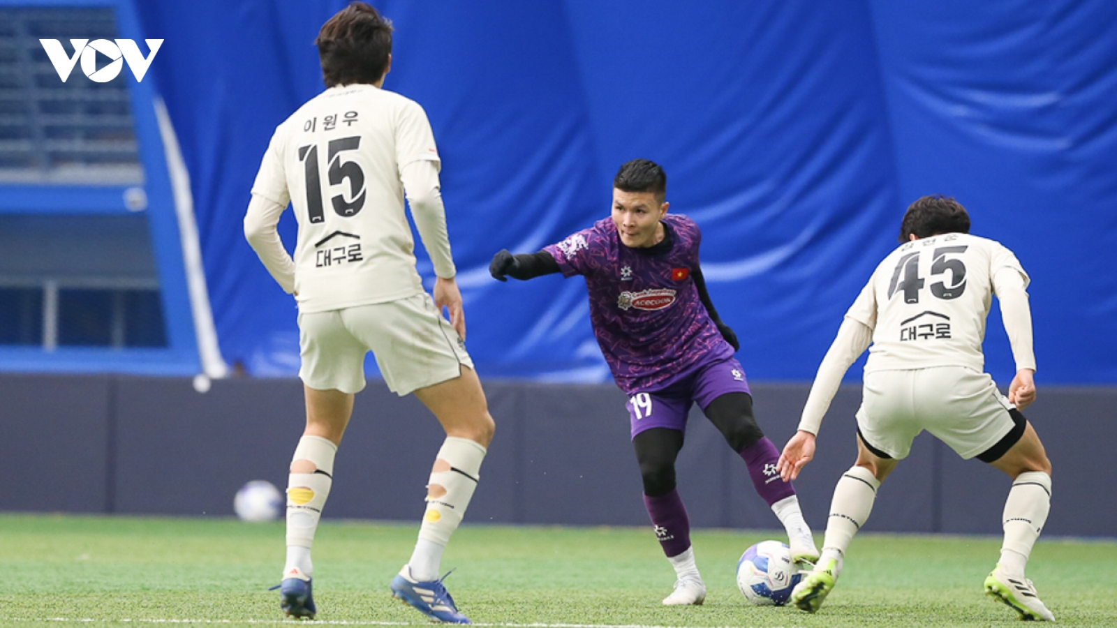Quang Hải ghi bàn, ĐT Việt Nam giành chiến thắng trước đại diện K-League