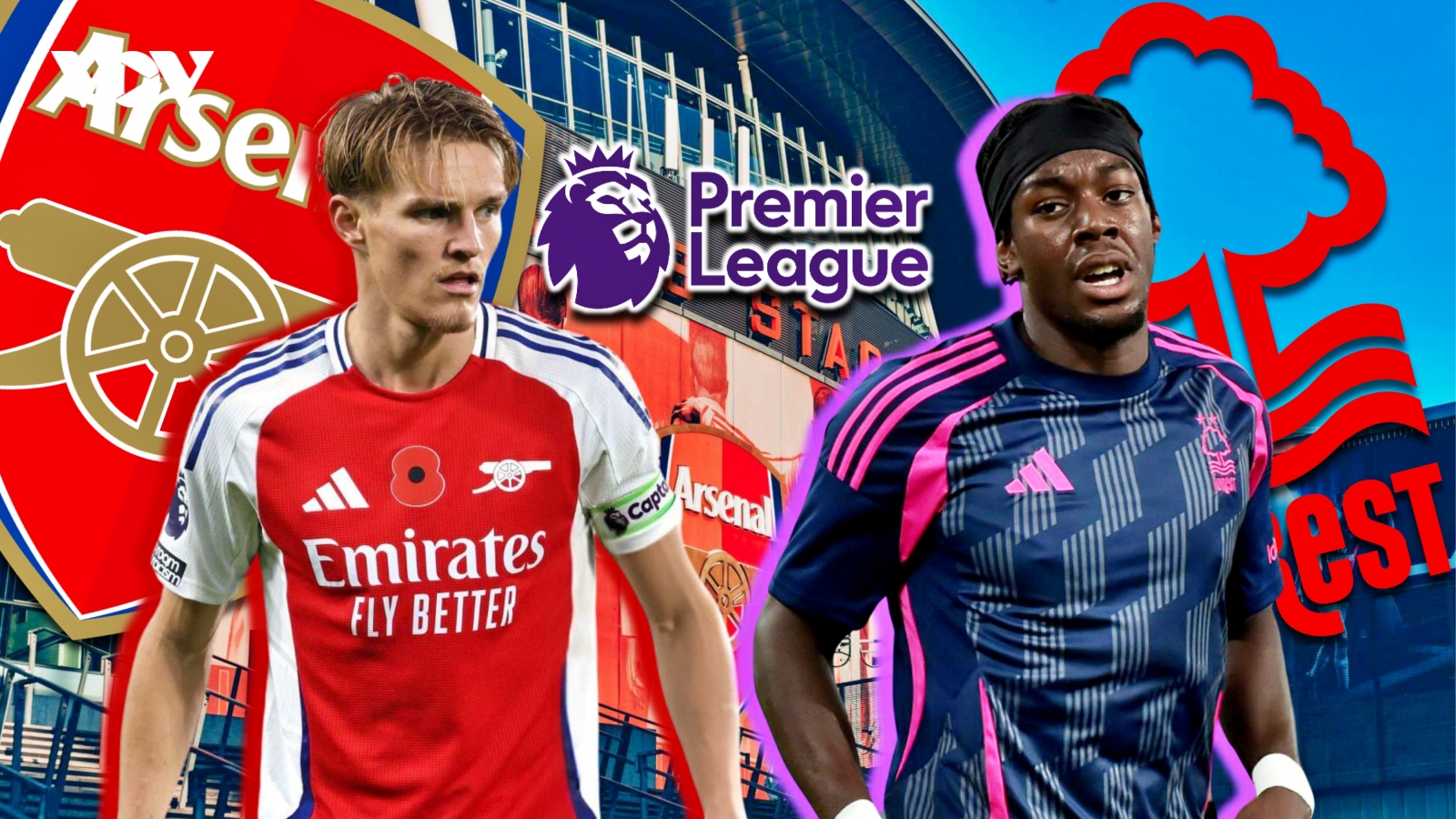 Dự đoán kết quả và đội hình xuất phát trận Arsenal vs Nottingham
