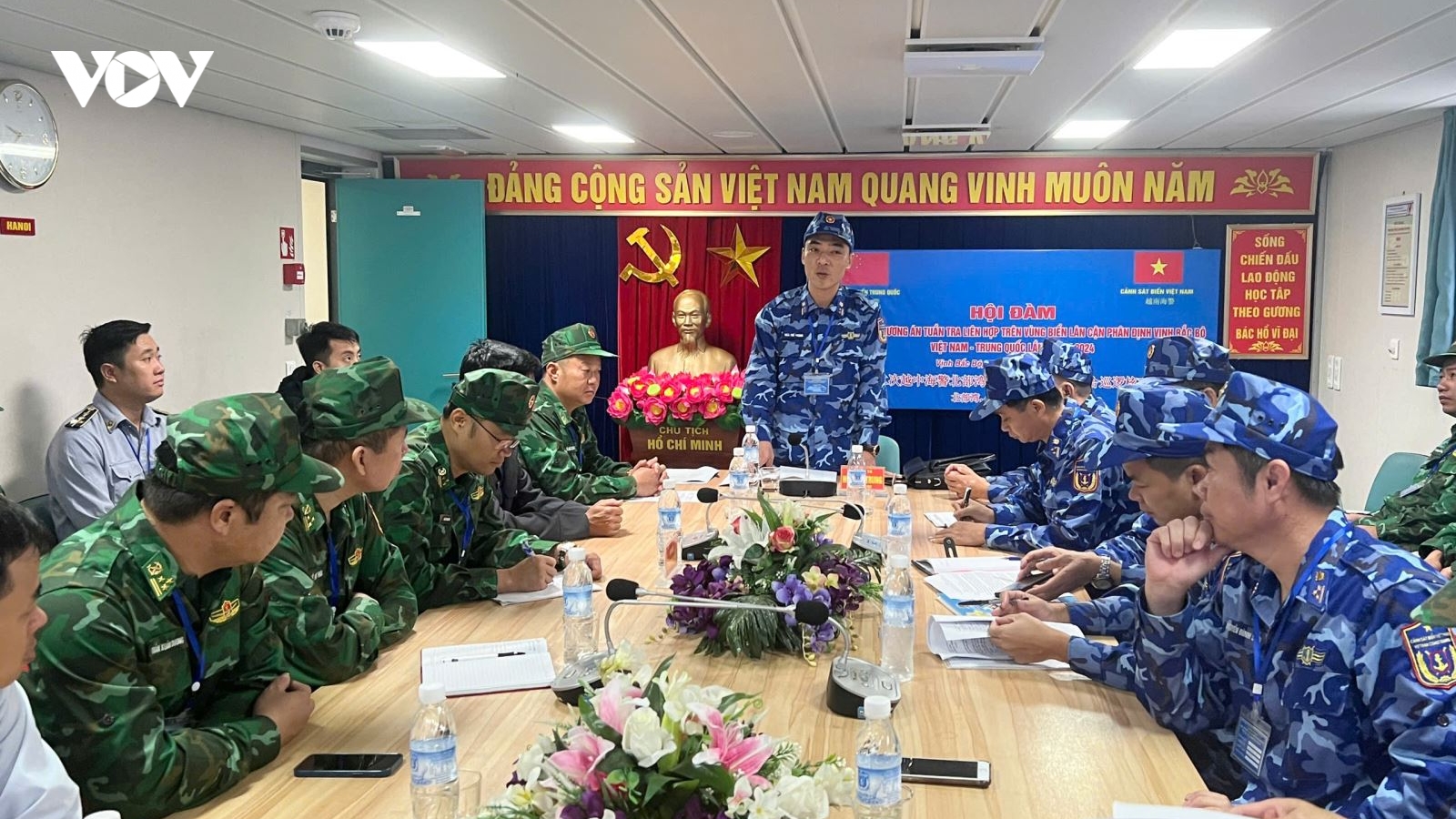 Cảnh sát biển Việt Nam và Trung Quốc tổ chức tuần tra liên hợp lần 2 năm 2024