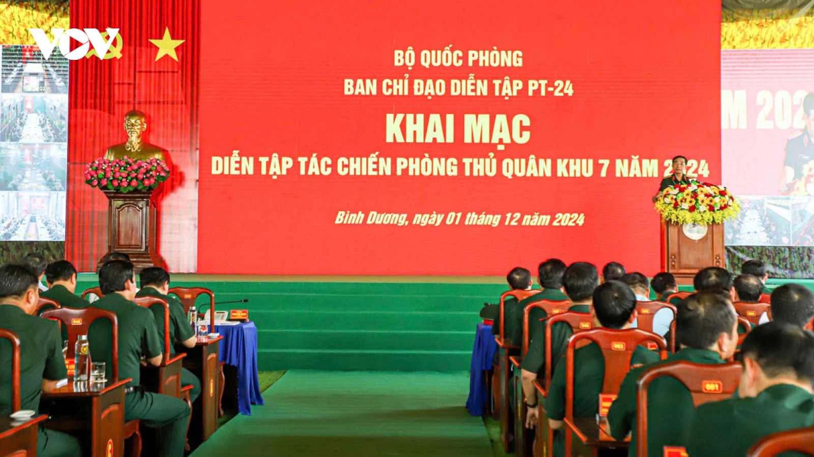 Diễn tập tác chiến phòng thủ Quân khu 7 ở Bình Dương
