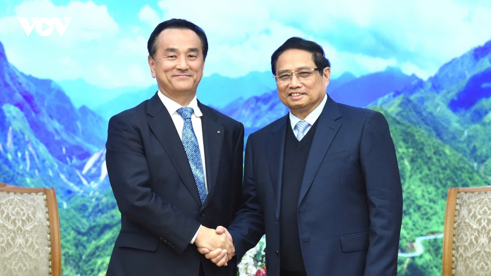 Thủ tướng Phạm Minh Chính tiếp Thống đốc tỉnh Yamaguchi Nhật Bản