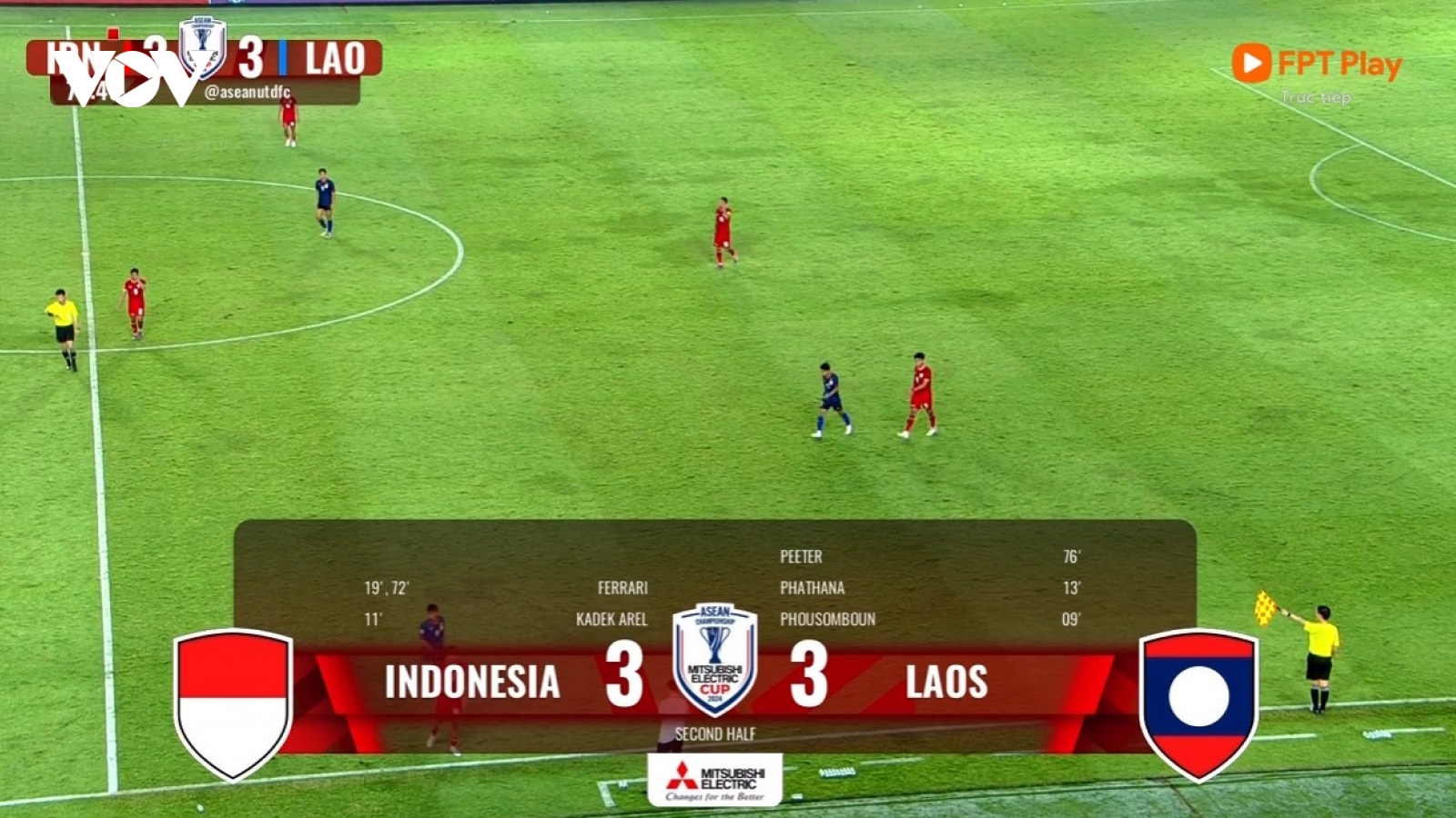 Kết quả ASEAN Cup 2024 hôm nay 12/12: Lào gây sốc trước Indonesia