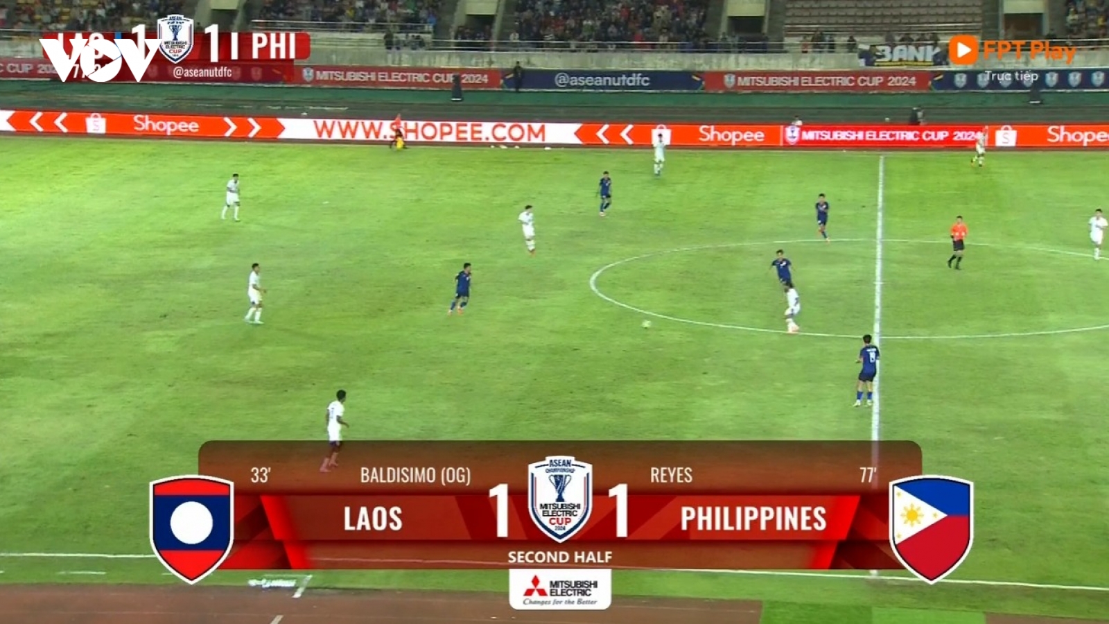 Kết quả ASEAN Cup 2024: Lào tiếp tục gây bất ngờ