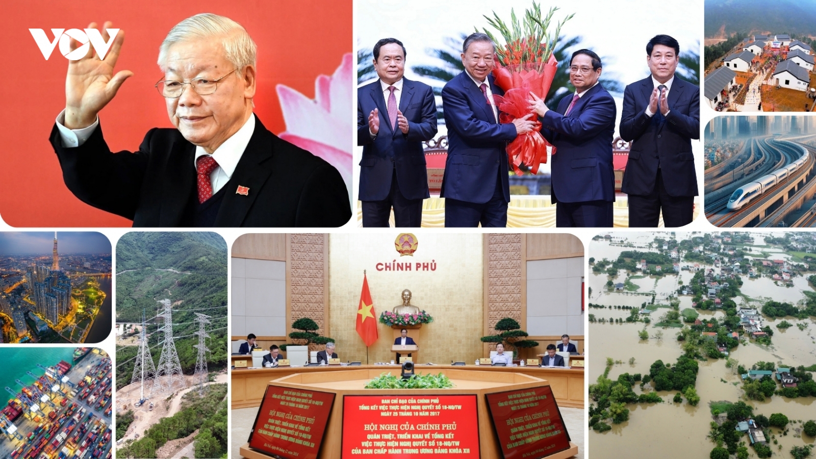 10 sự kiện, vấn đề trong nước nổi bật năm 2024 do Đài Tiếng nói Việt Nam (VOV) bình chọn