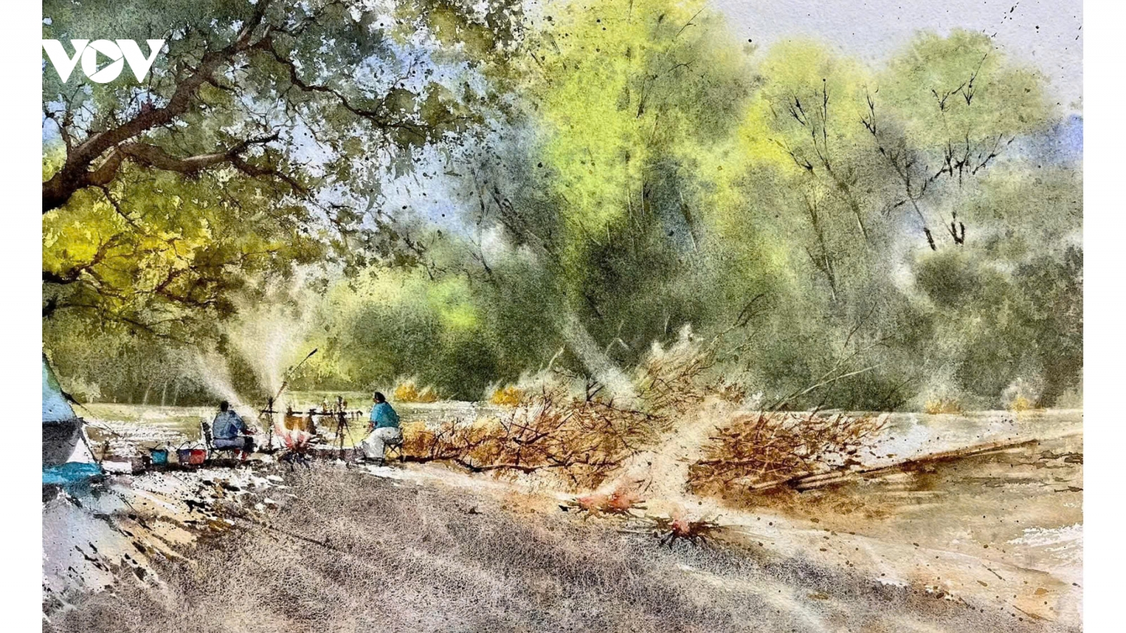 Triển lãm "Duyên": Nơi hội ngộ của những họa sĩ đam mê màu nước