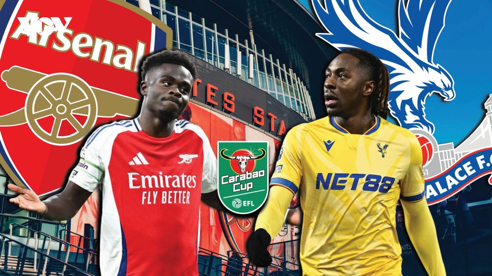 Dự đoán kết quả và đội hình ra sân Arsenal vs Crystal Palace