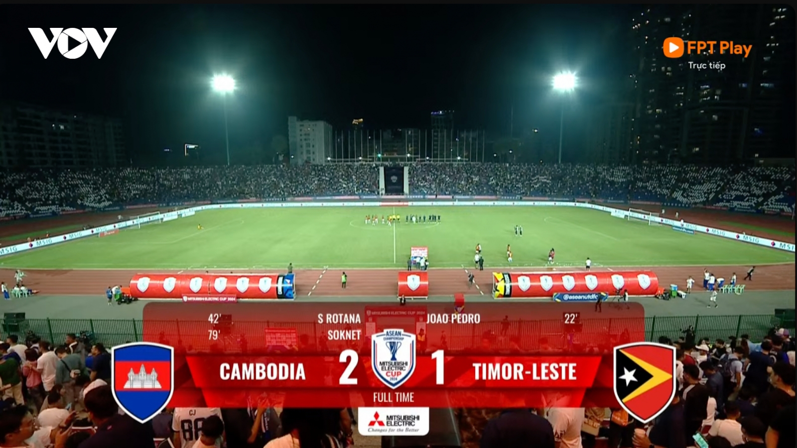 Kết quả ASEAN Cup 2024: ĐT Campuchia có chiến thắng đầu tiên