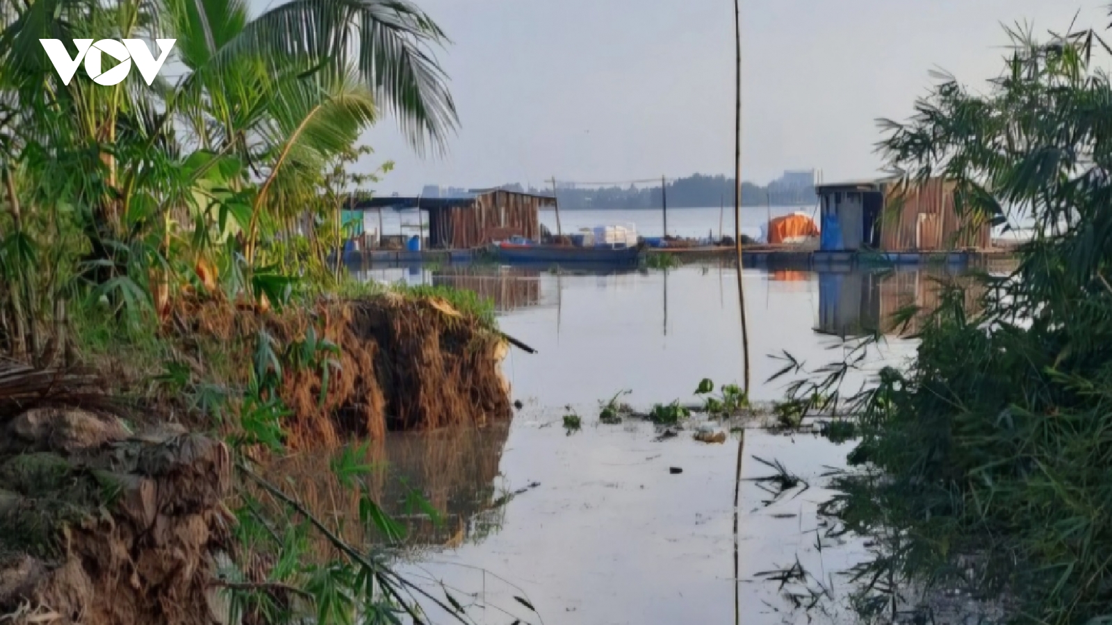 Long Hồ khắc phục hậu quả vụ sạt lở tại xã An Bình