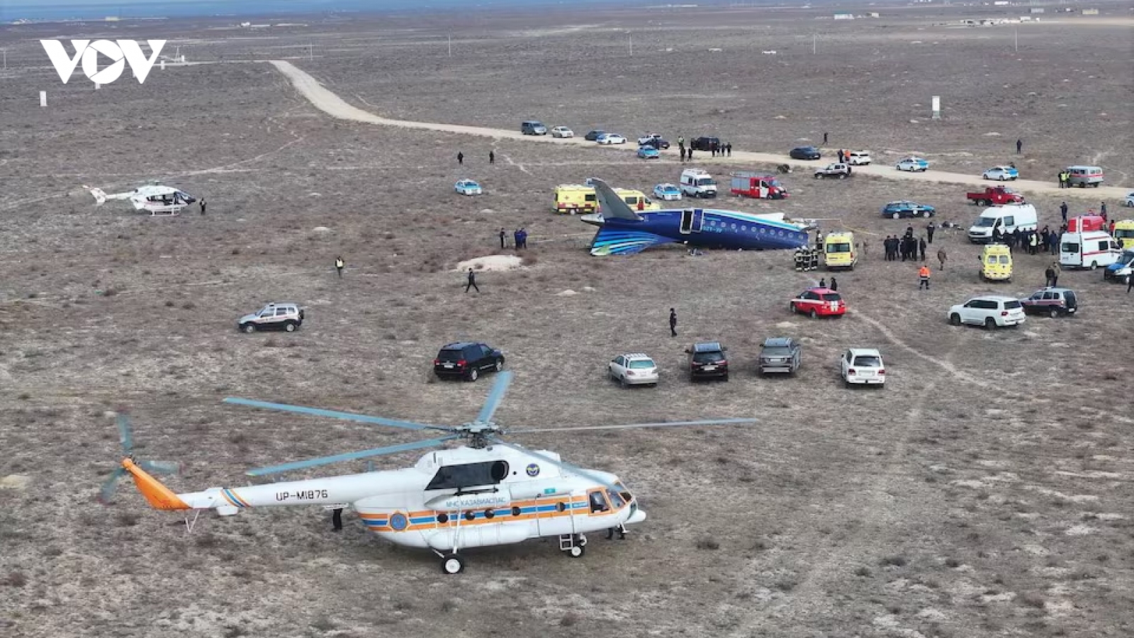 Nguyên nhân ban đầu vụ tai nạn máy bay chở hàng chục người ở Kazakhstan