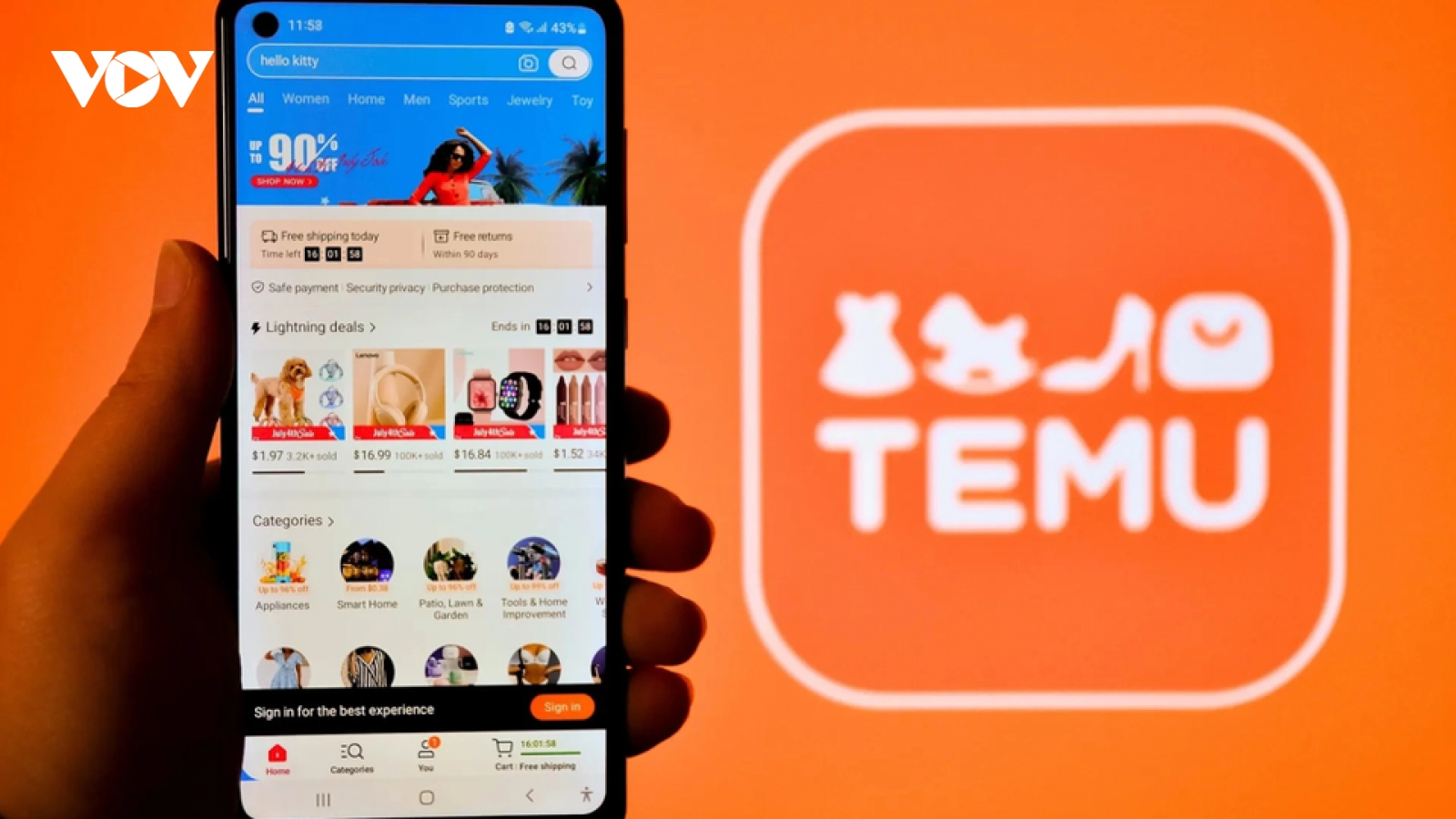 Bộ Công Thương đang xem xét hồ sơ của Temu