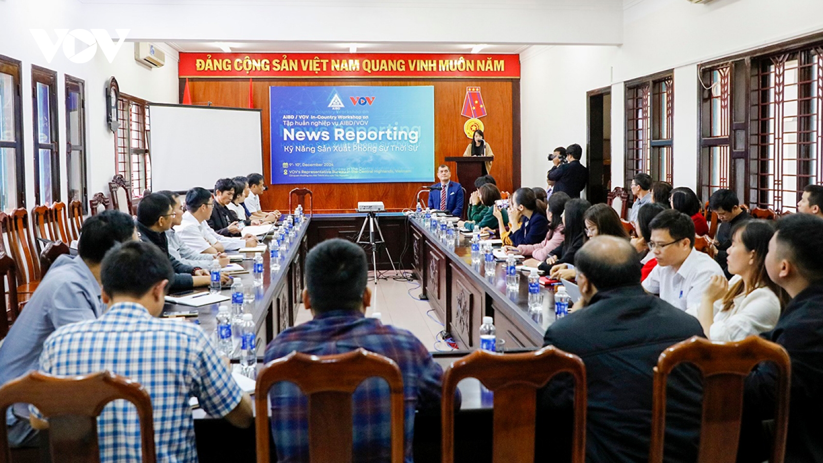 Nâng cao kỹ năng nghiệp vụ cho phóng viên các tỉnh  khu vực Tây Nguyên