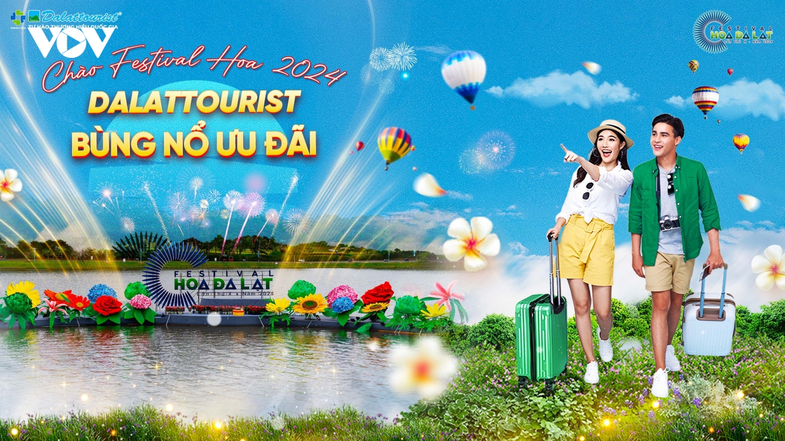 Cùng Dalattourist khám phá Festival Hoa Đà Lạt 2024 với những ưu đãi hấp dẫn