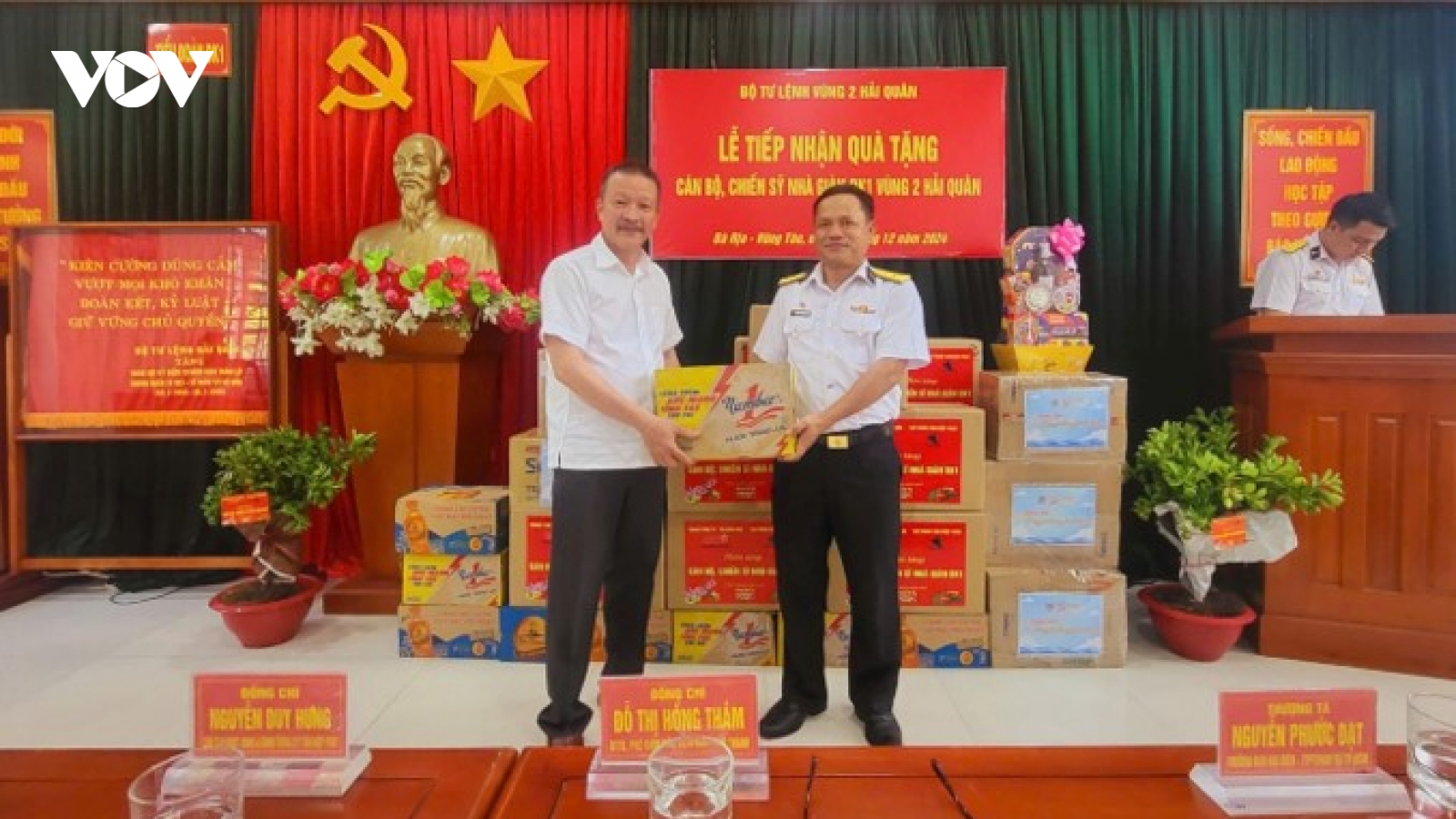 Tân Hiệp Phát tiếp sức cán bộ, chiến sỹ hải quân trước thềm Tết Nguyên đán