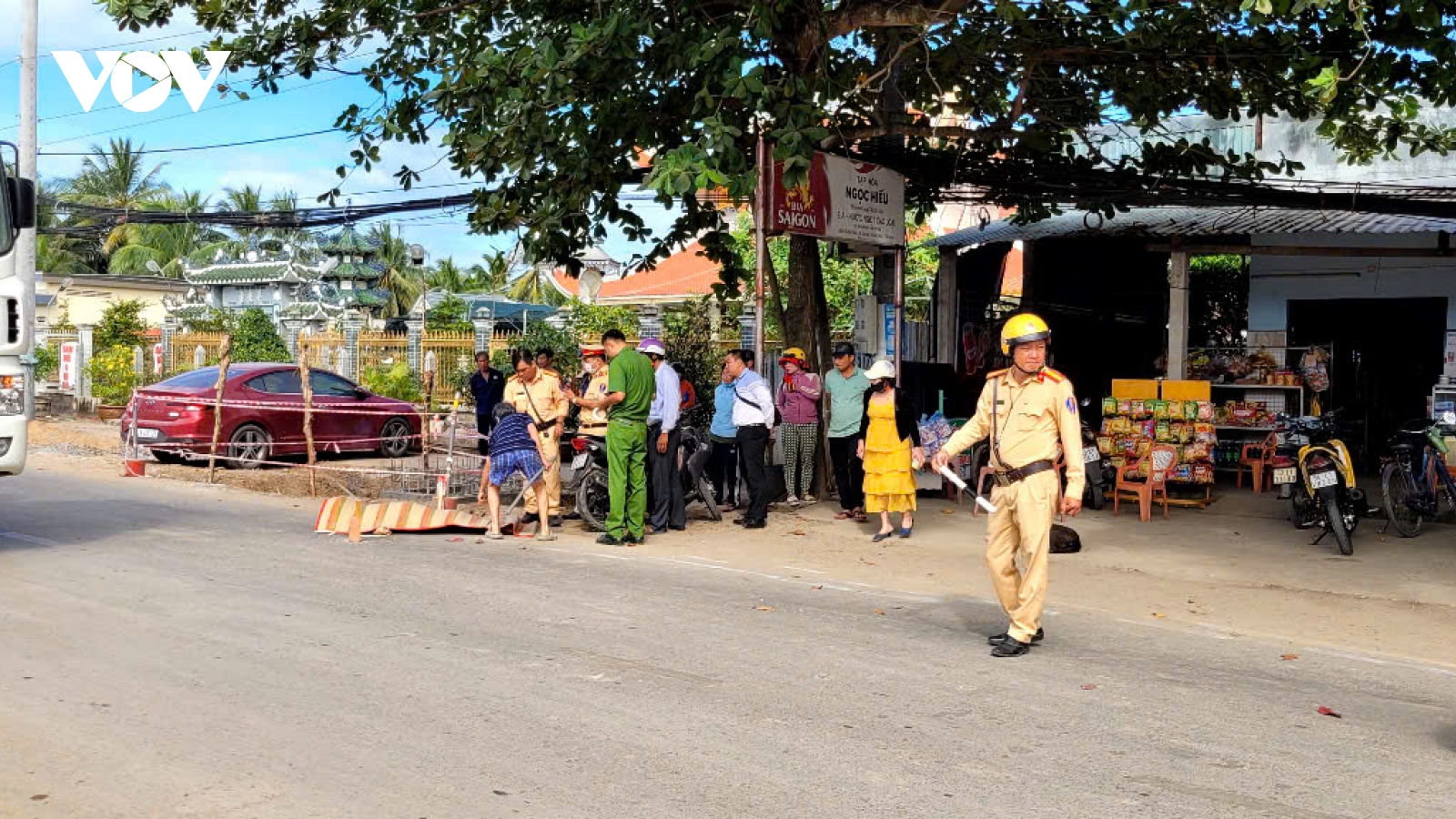 Ô tô tải tông xe gắn máy làm một người tử vong tại chỗ