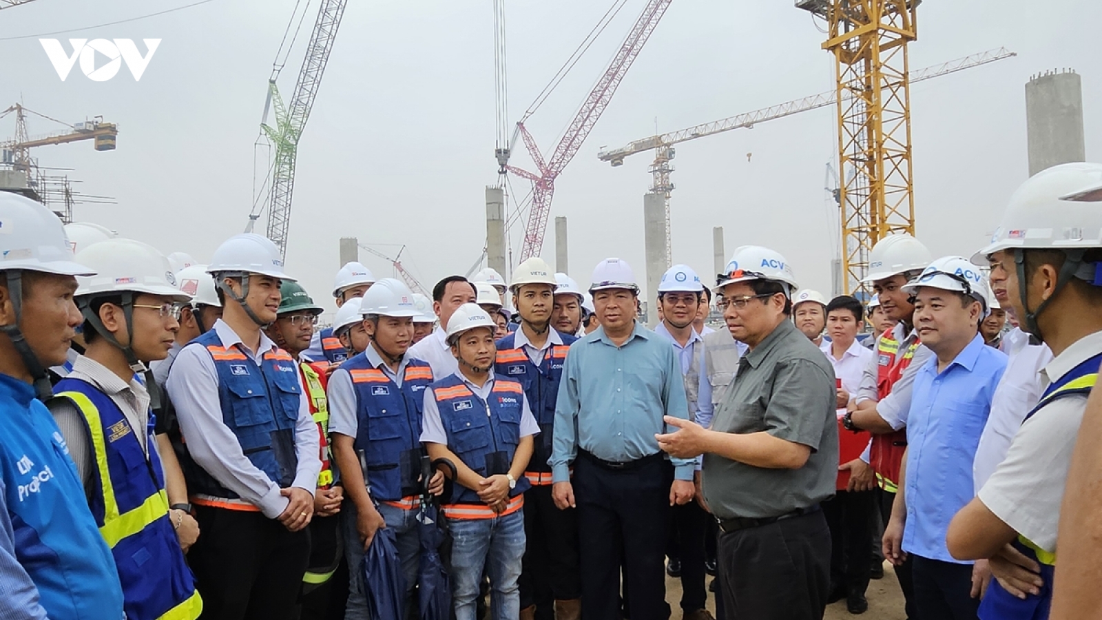 Thủ tướng kiểm tra và làm việc về Dự án Cảng Hàng không quốc tế Long Thành