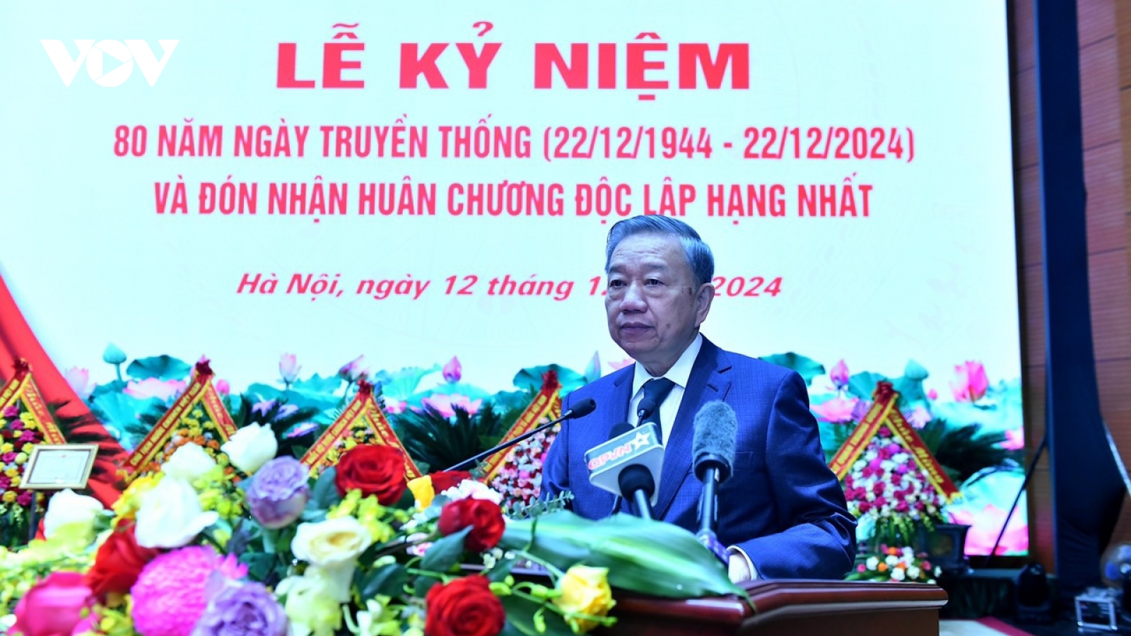 Phát biểu của Tổng Bí thư tại lễ kỷ niệm 80 năm Ngày truyền thống Tổng cục Chính trị