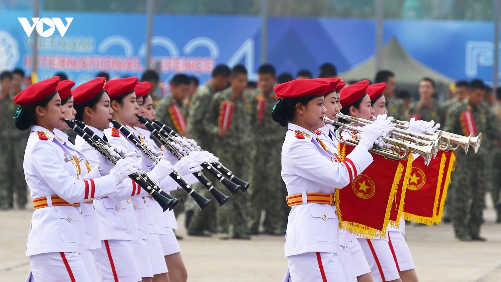 Toàn cảnh tổng duyệt Triển lãm Quốc phòng quốc tế Việt Nam 2024