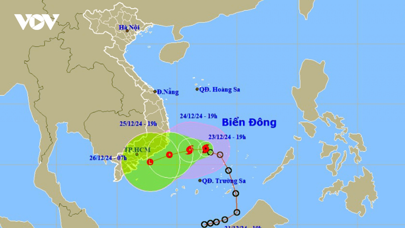 Các tỉnh từ Phú Yên đến Cà Mau chủ động ứng phó với bão số 10