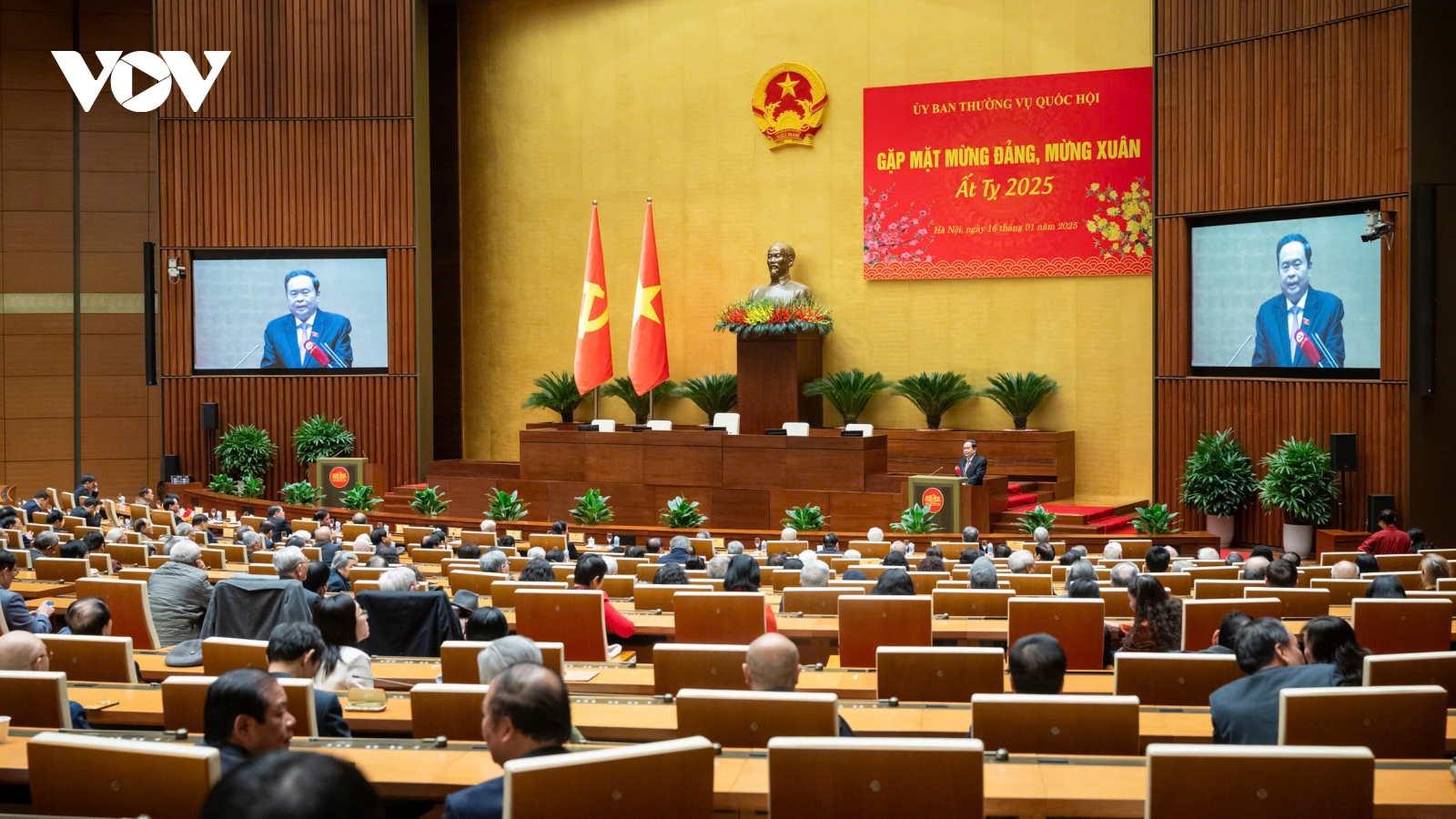 Chủ tịch Quốc hội Trần Thanh Mẫn gặp mặt, chúc Tết nguyên lãnh đạo Quốc hội