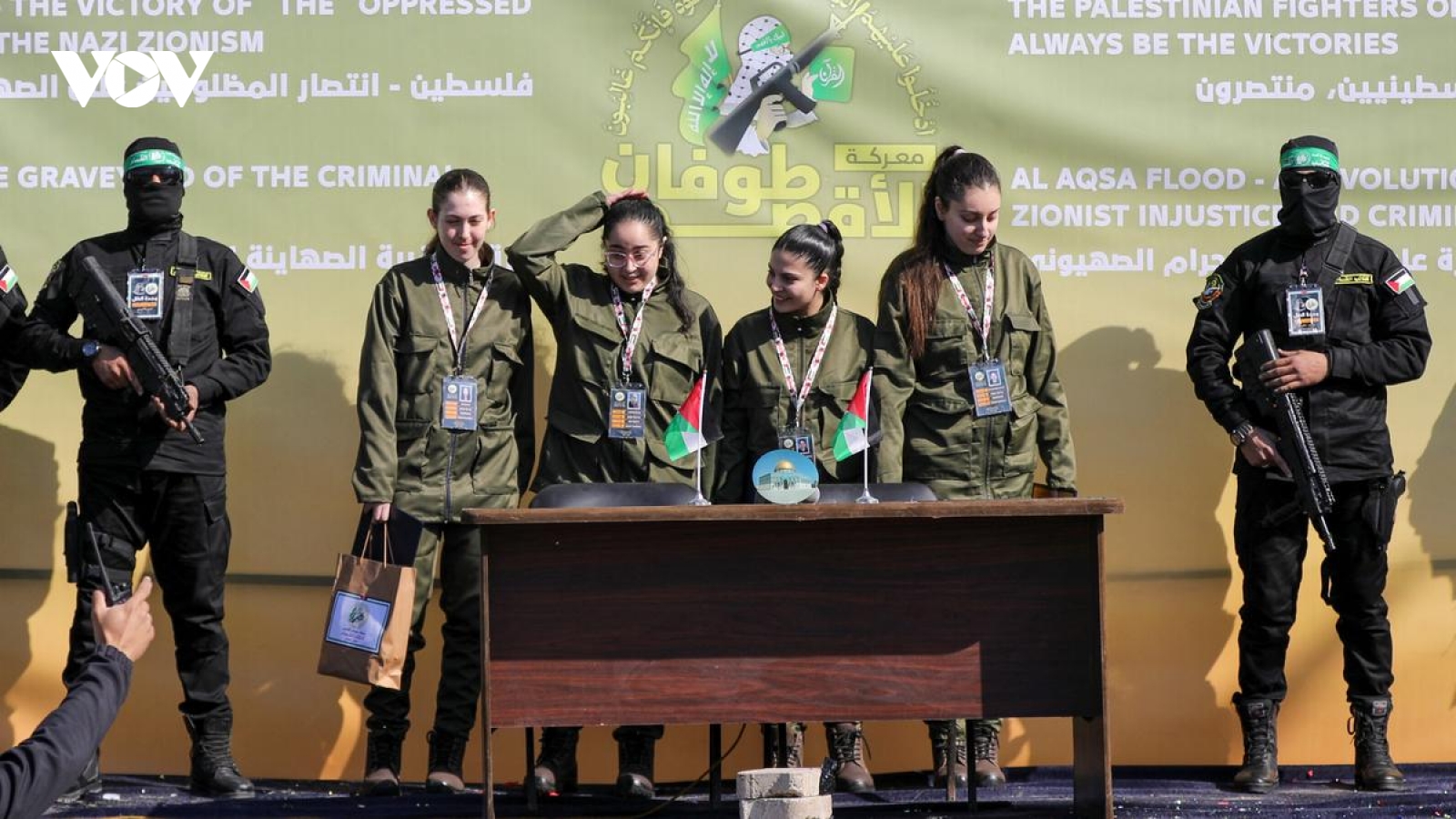 Hamas trả tự do cho 4 nữ quân nhân Israel trong đợt trao đổi tù nhân thứ hai