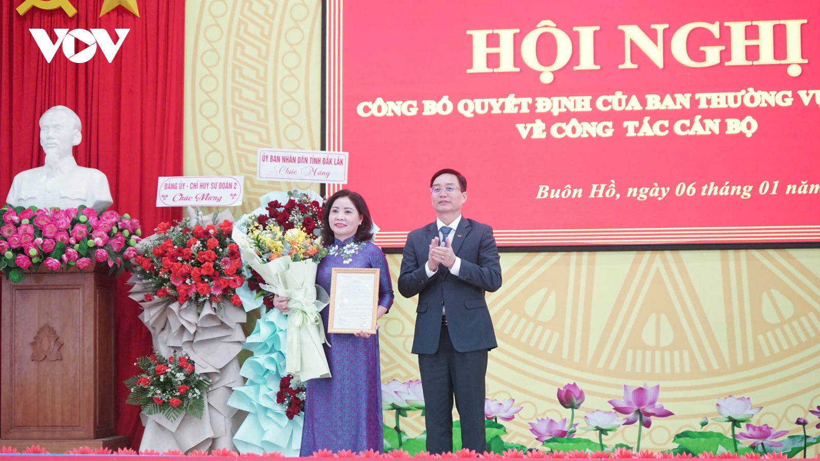 Phó Chủ tịch UBND tỉnh Đắk Lắk được điều động giữ chức Bí thư Thị ủy Buôn Hồ