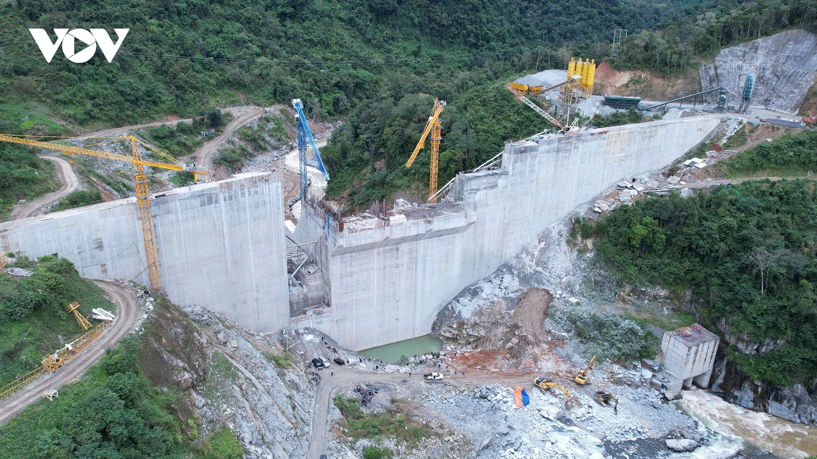 Dừng thi công thủy điện Đăk Mi 1 để giám định nguyên nhân sự cố