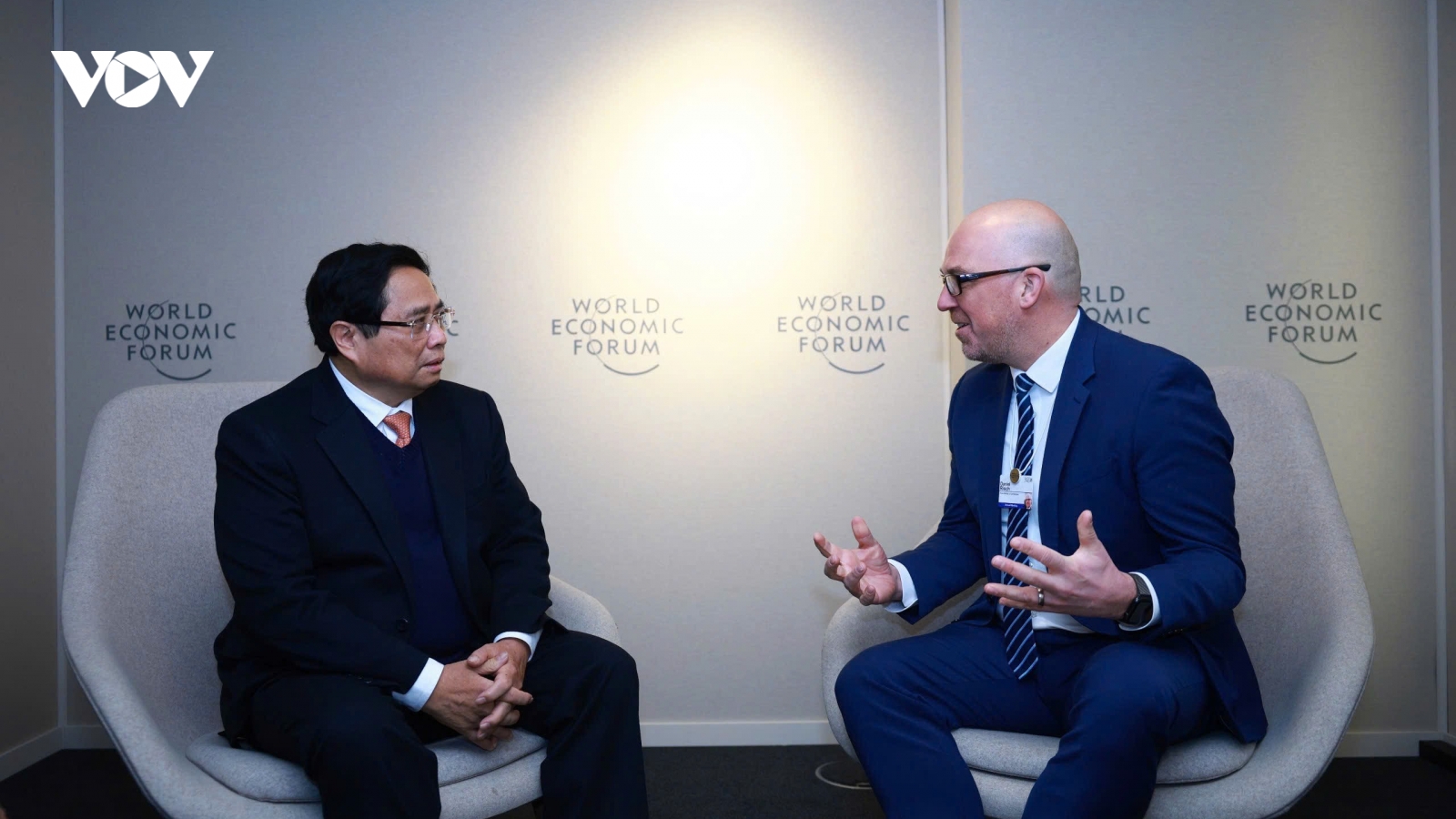 Thủ tướng Phạm Minh Chính gặp Thủ tướng Liechtenstein Daniel Risch