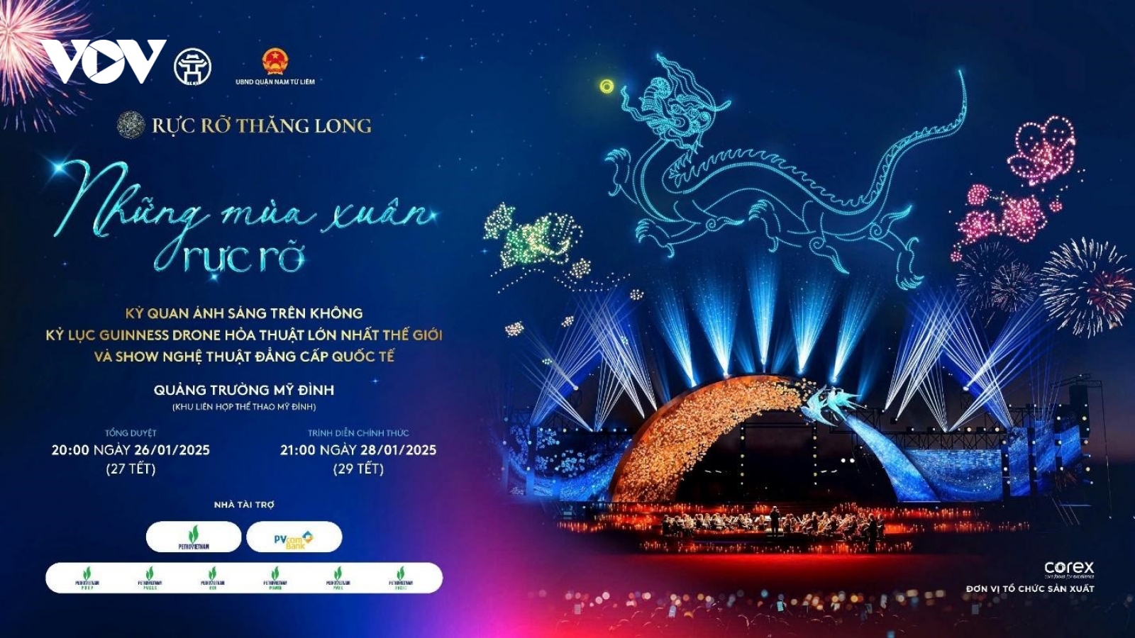 Hà Nội sẽ trình diễn drone hỏa thuật với số lượng kỷ lục vào đêm Giao thừa