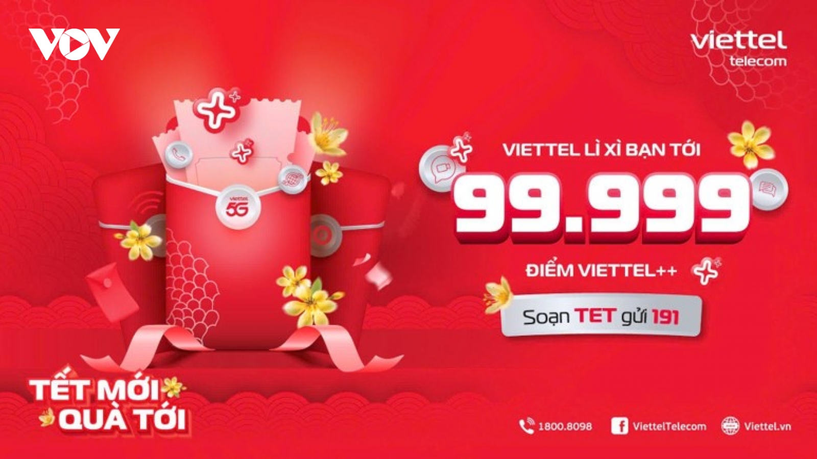 Tết này, Viettel lì xì khách hàng tới 99.999 điểm Viettel ++