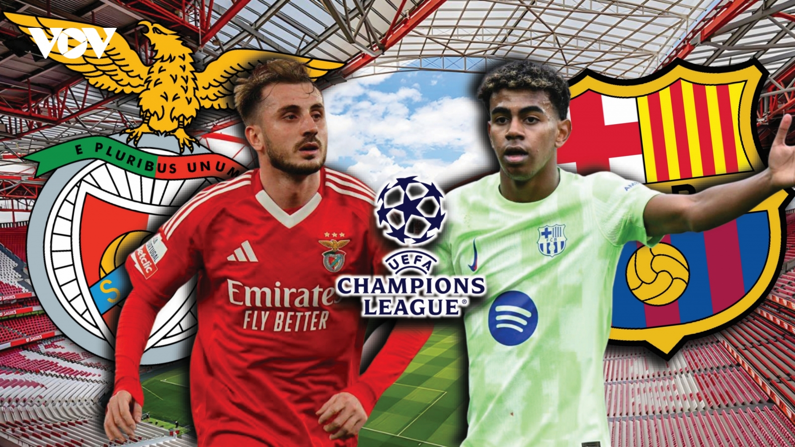 Dự đoán kết quả và đội hình ra sân trận Benfica vs Barca