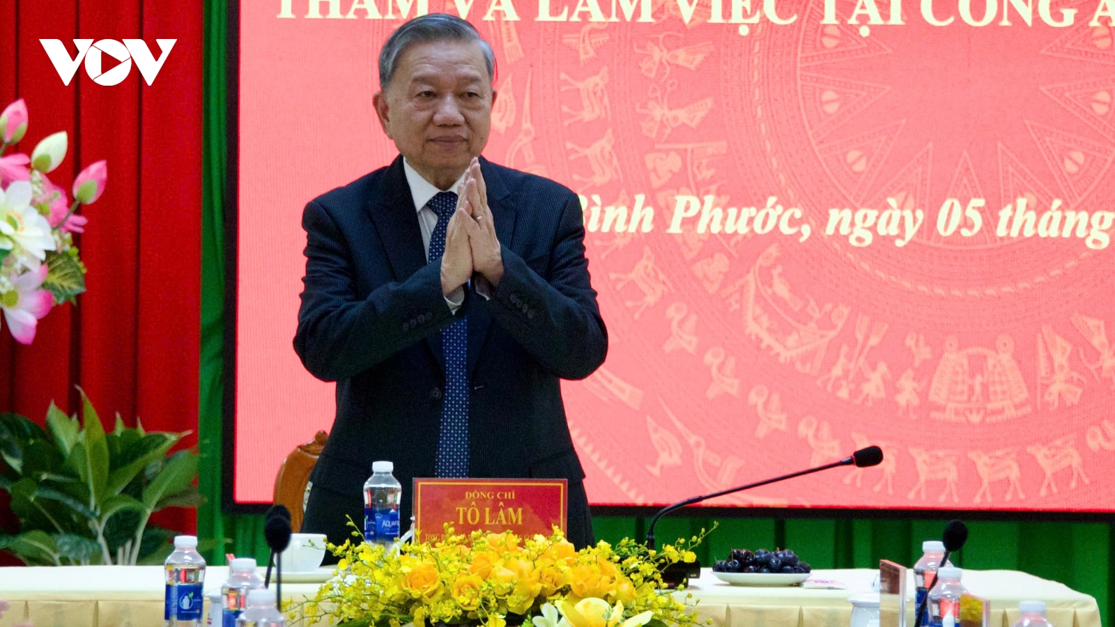 Tổng Bí thư Tô Lâm làm việc tại tỉnh Bình Dương và Bình Phước