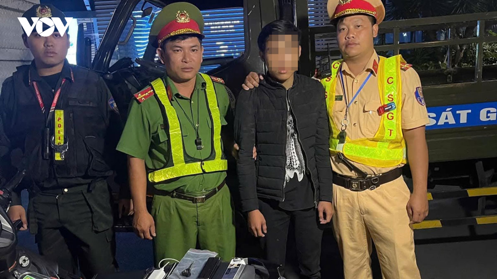 Vừa trộm xe xong đã bị công an tóm gọn