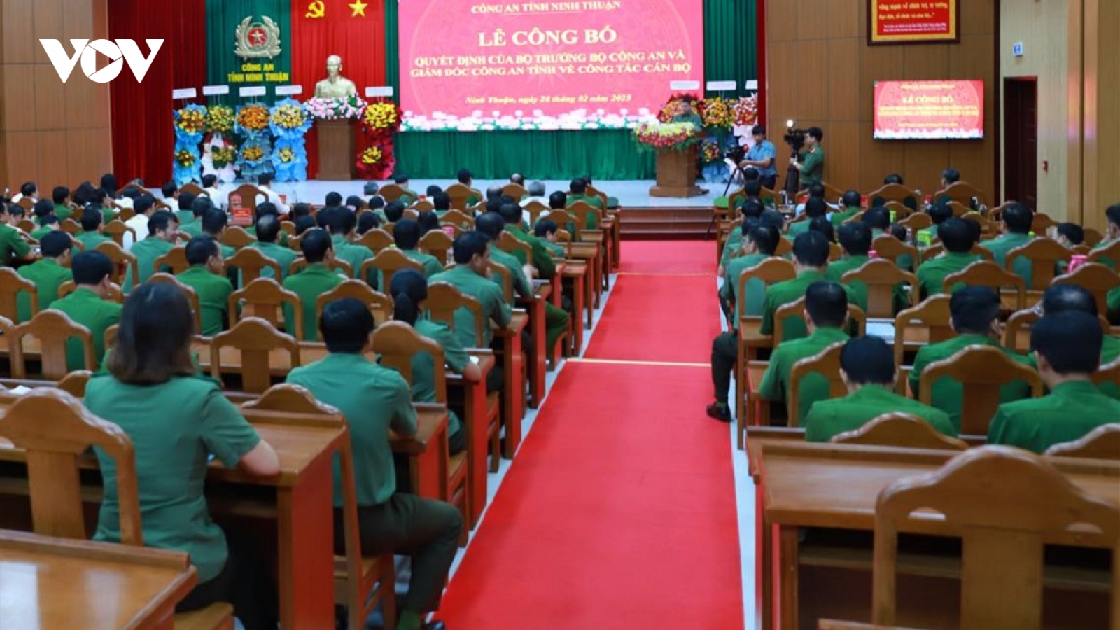 Ninh Thuận giải thể 7 công an huyện, thành phố