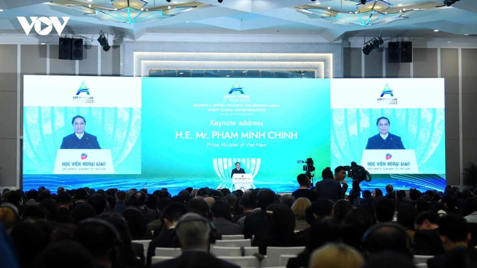 Thủ tướng Phạm Minh Chính dự phiên toàn thể cấp cao Diễn đàn Tương lai ASEAN 2025