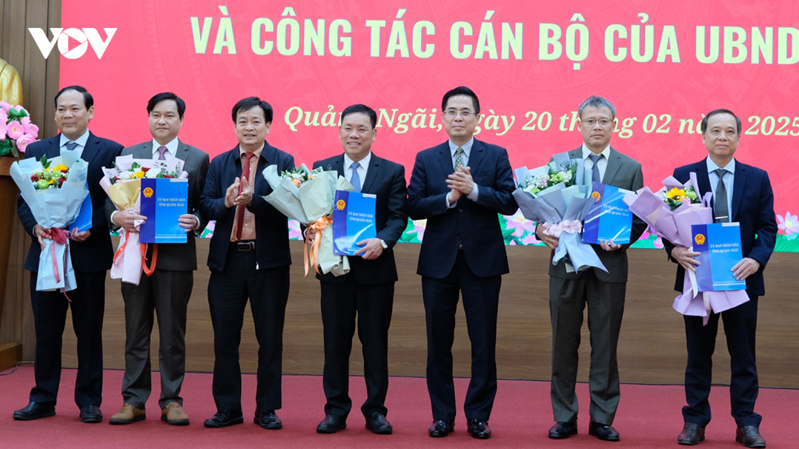 Quảng Ngãi bổ nhiệm giám đốc các sở mới thành lập sau tinh gọn bộ máy