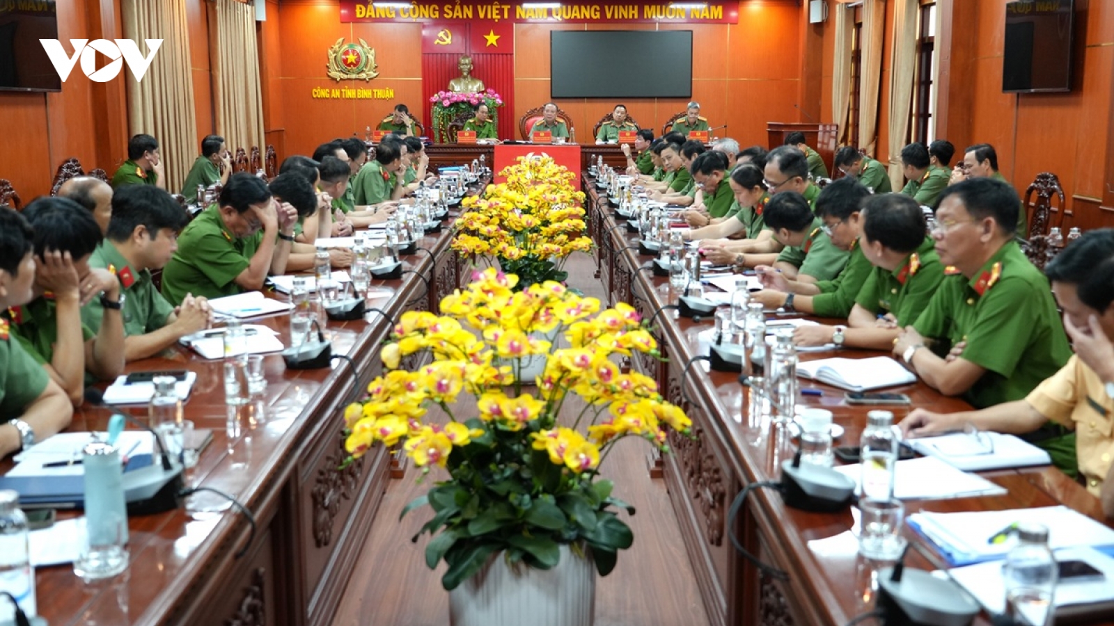 Công an Bình Thuận sẵn sàng cho phương án không có công an cấp huyện
