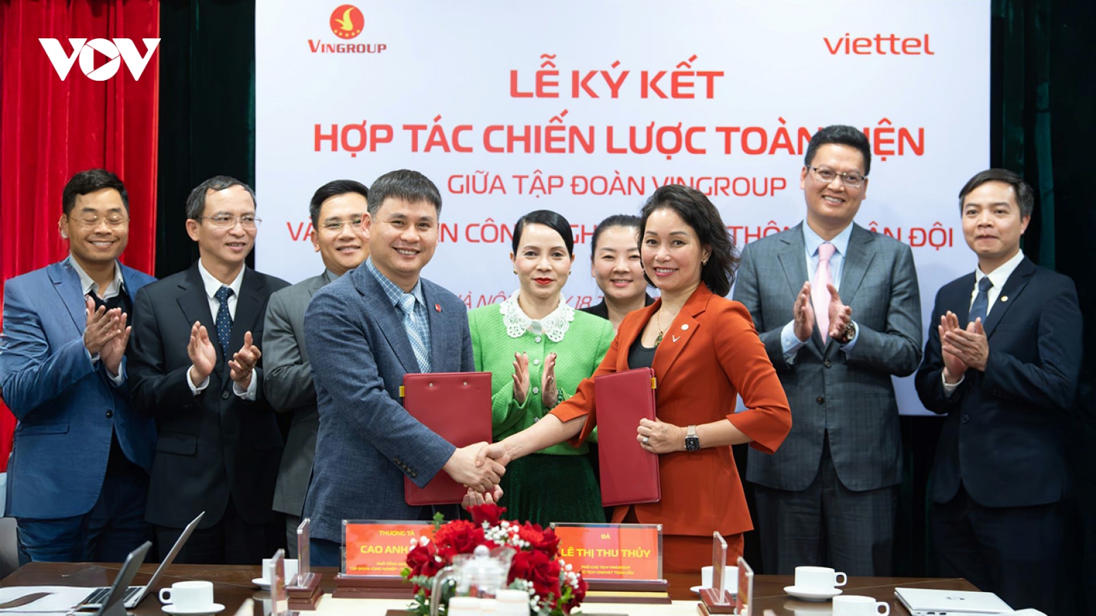 Vingroup và Viettel hợp tác toàn diện thúc đẩy chuyển đổi xanh, chuyển đổi số