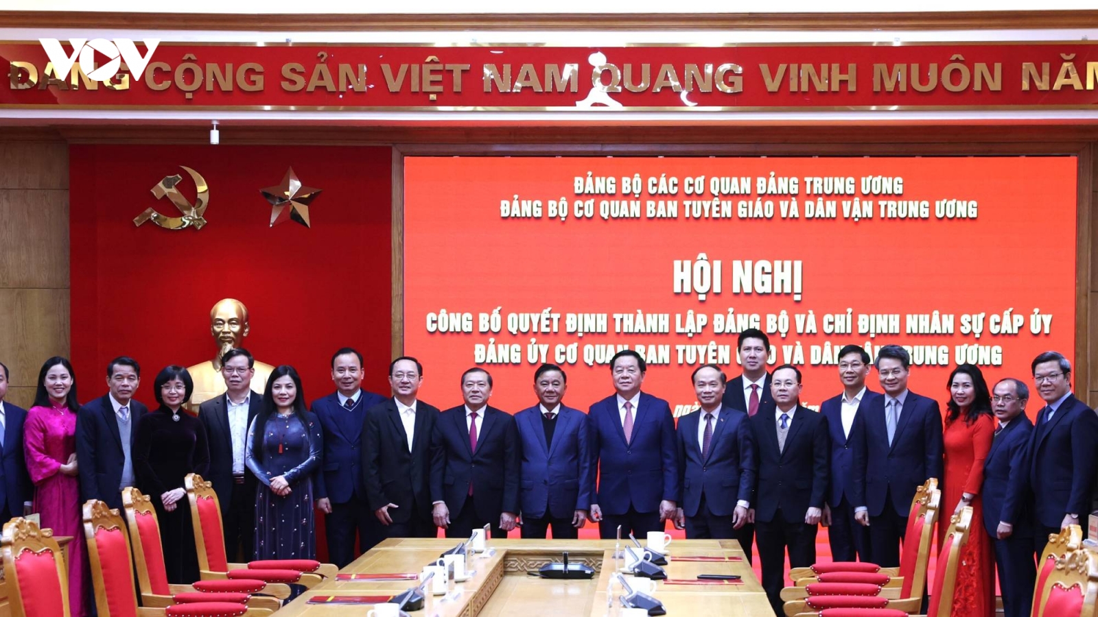 Thành lập Đảng bộ Cơ quan Ban Tuyên giáo và Dân vận Trung ương