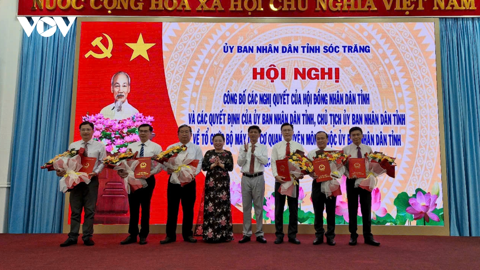 Sóc Trăng công bố nghị quyết thành lập các sở và bổ nhiệm lãnh đạo sở