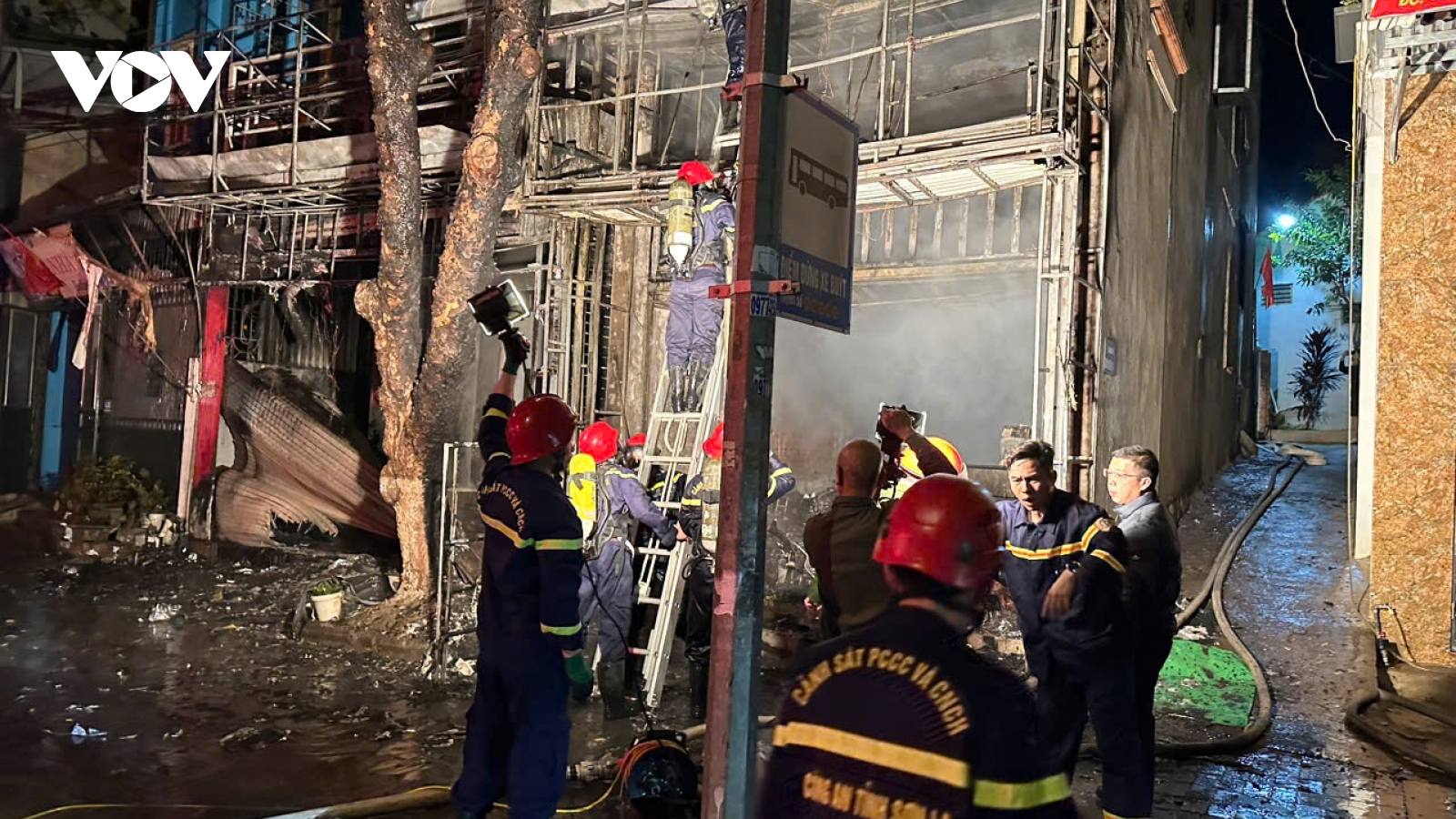 Cháy nhà tại TP Sơn La, thiêu rụi nhiều tài sản