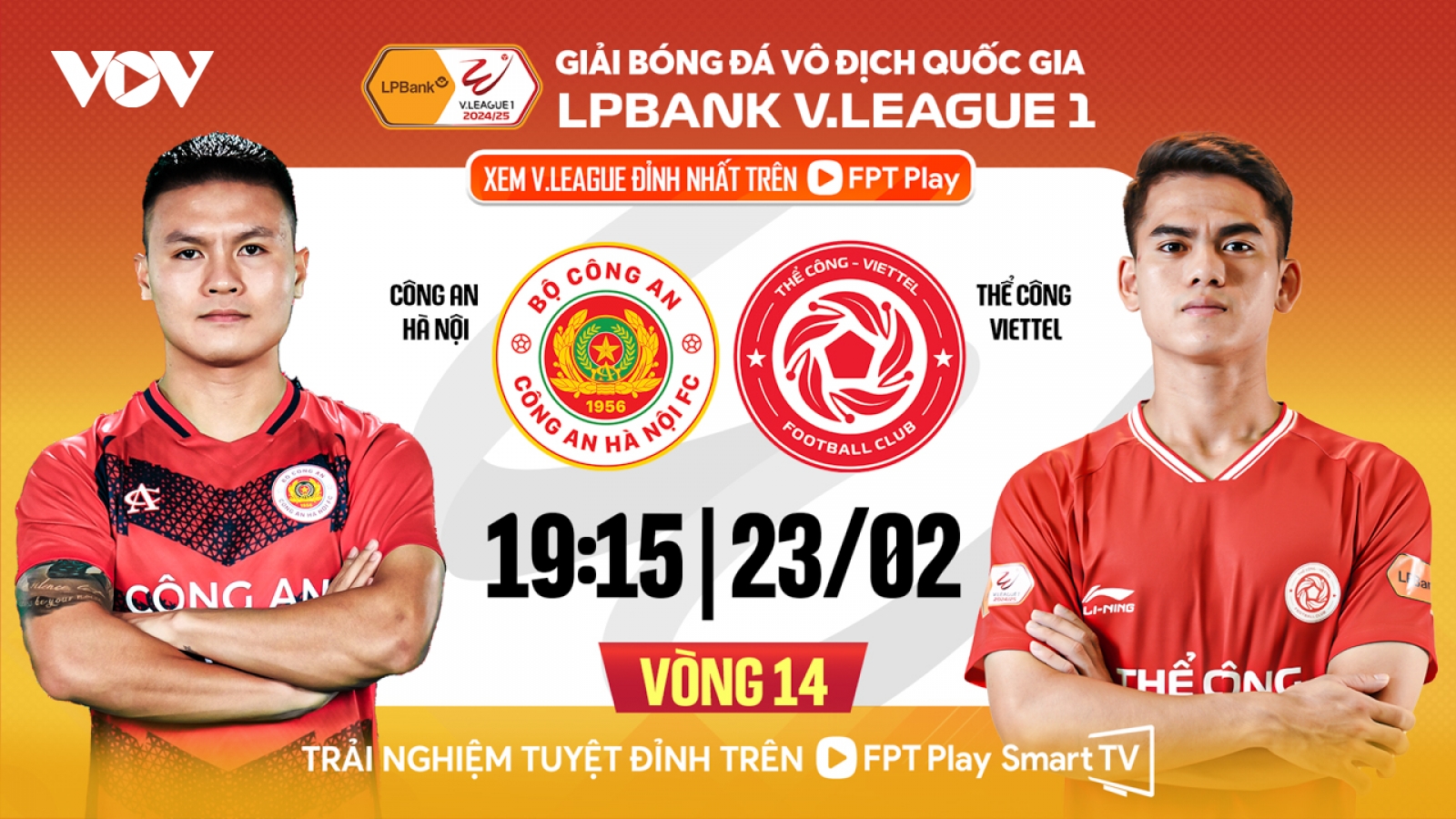 Lịch thi đấu bóng đá Việt Nam hôm nay 23/2: Màn tái đấu kịch tính