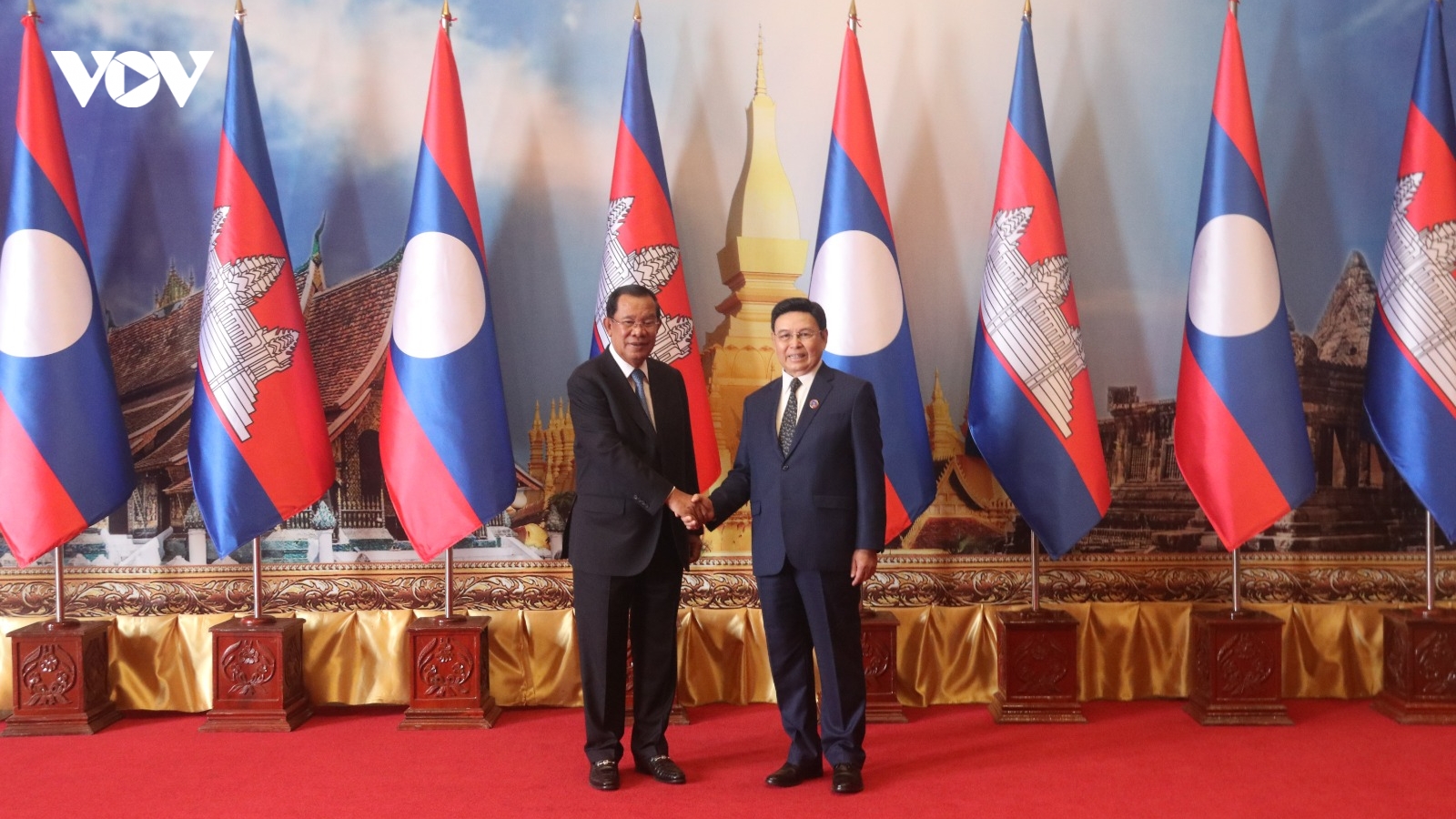 Lào - Campuchia tăng cường quan hệ láng giềng hữu nghị