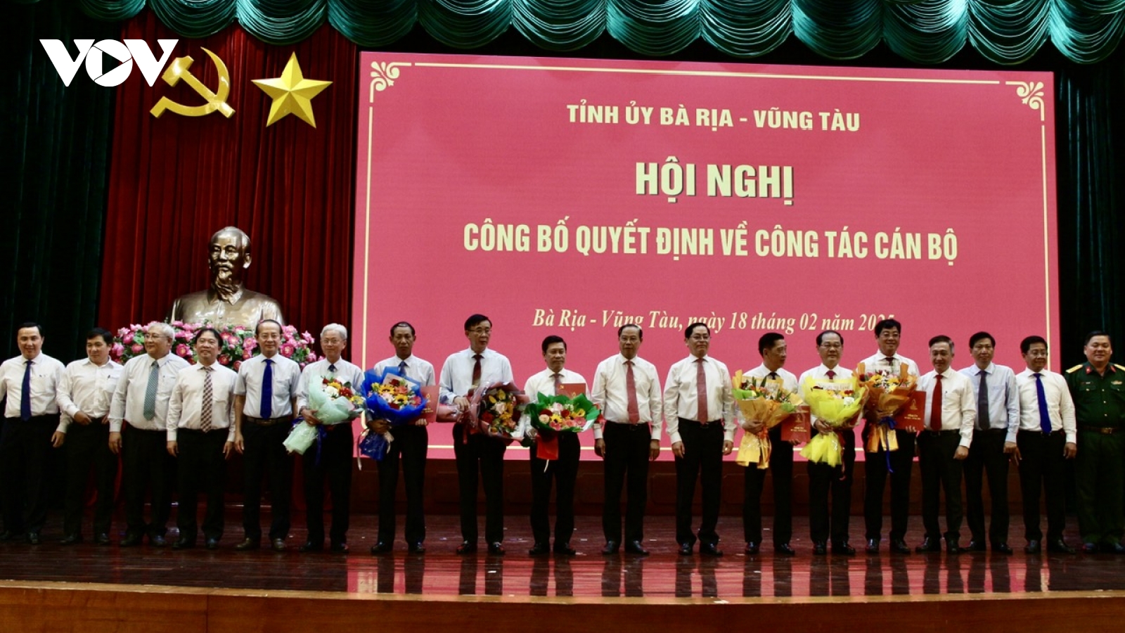 Bà Rịa – Vũng Tàu trao quyết định, công bố công tác cán bộ