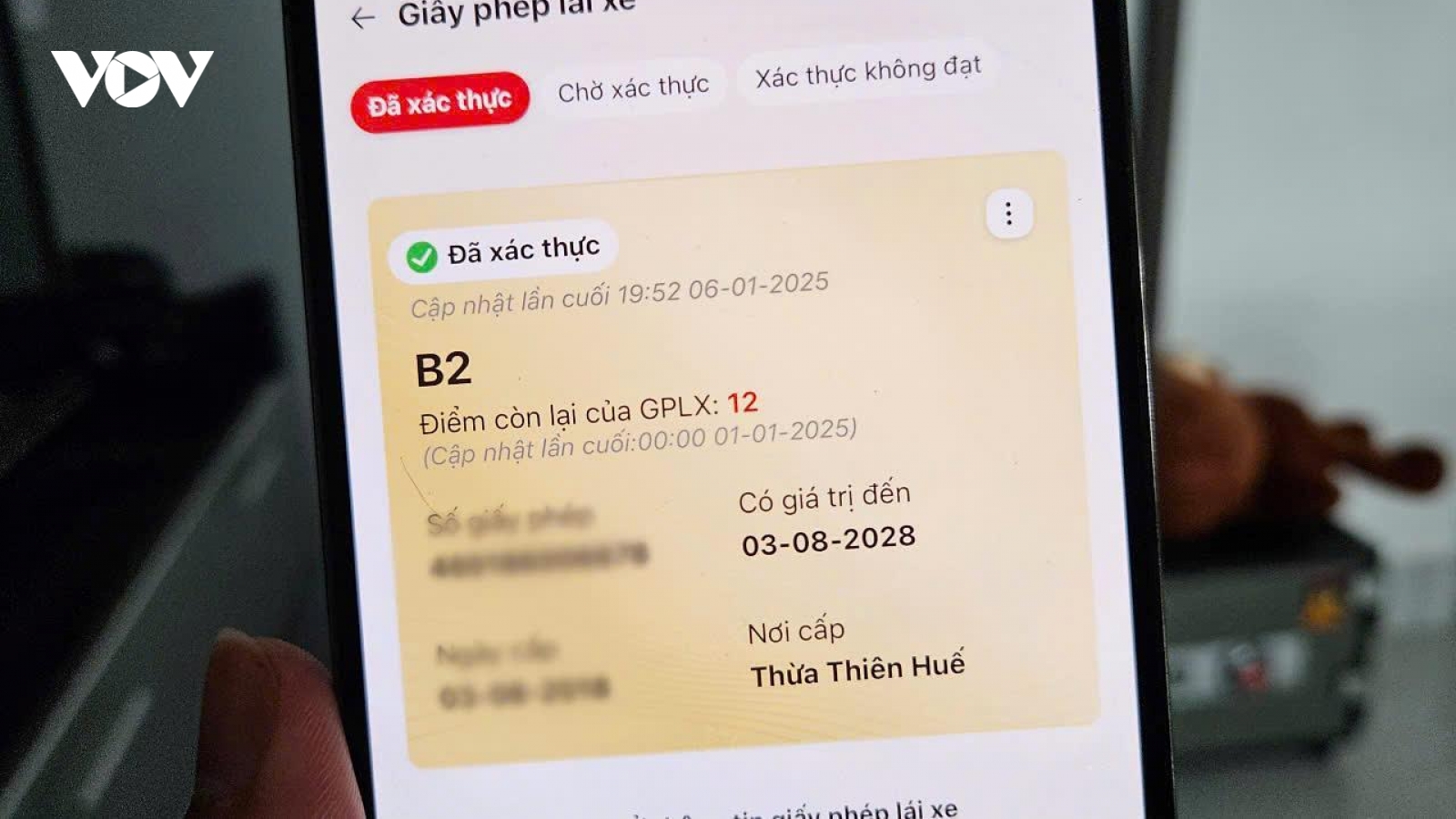 Làm thế nào để kiểm tra điểm của giấy phép lái xe?