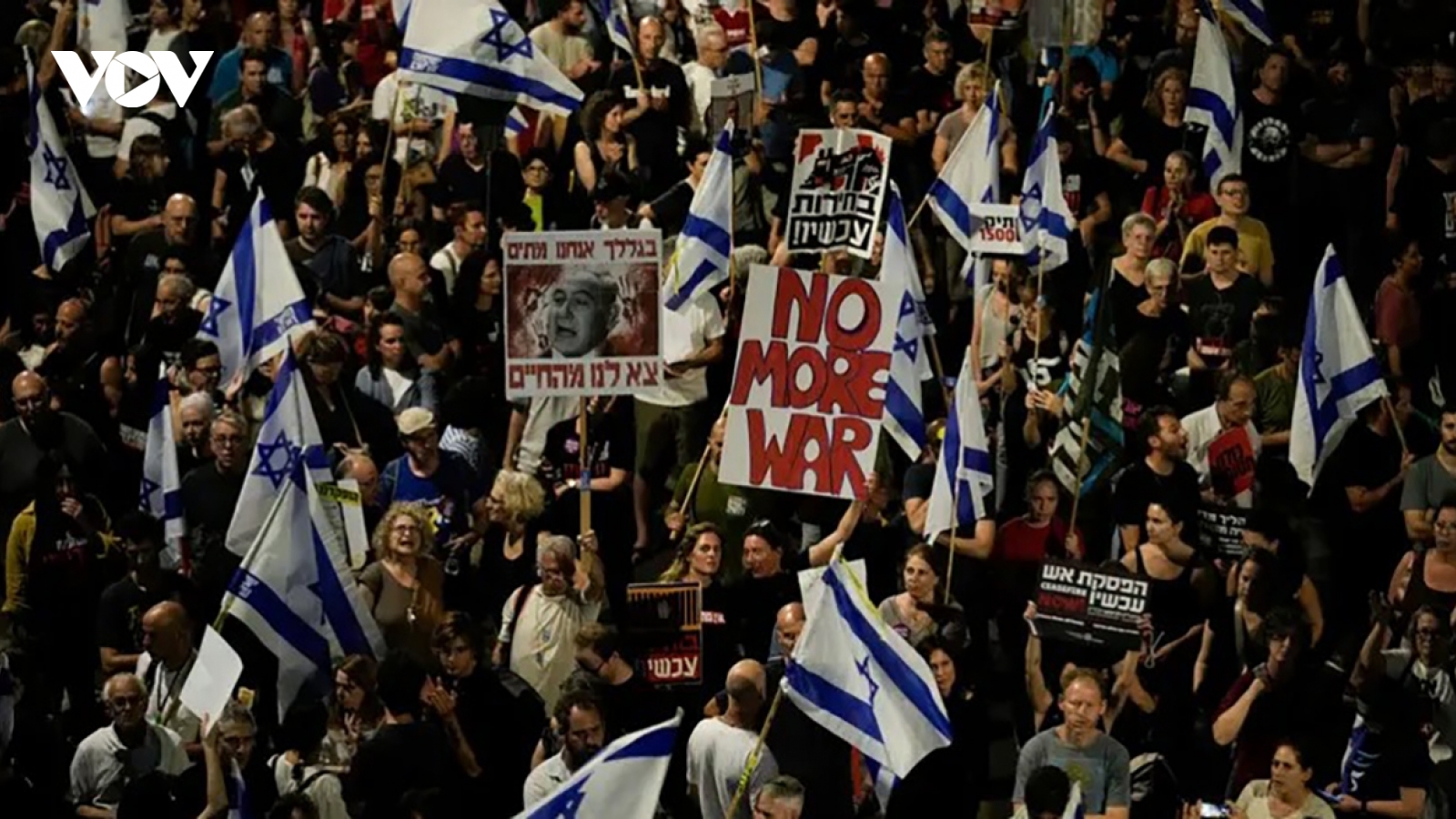 Người Israel biểu tình rầm rộ ở Tel Aviv, yêu cầu đẩy nhanh trao trả con tin