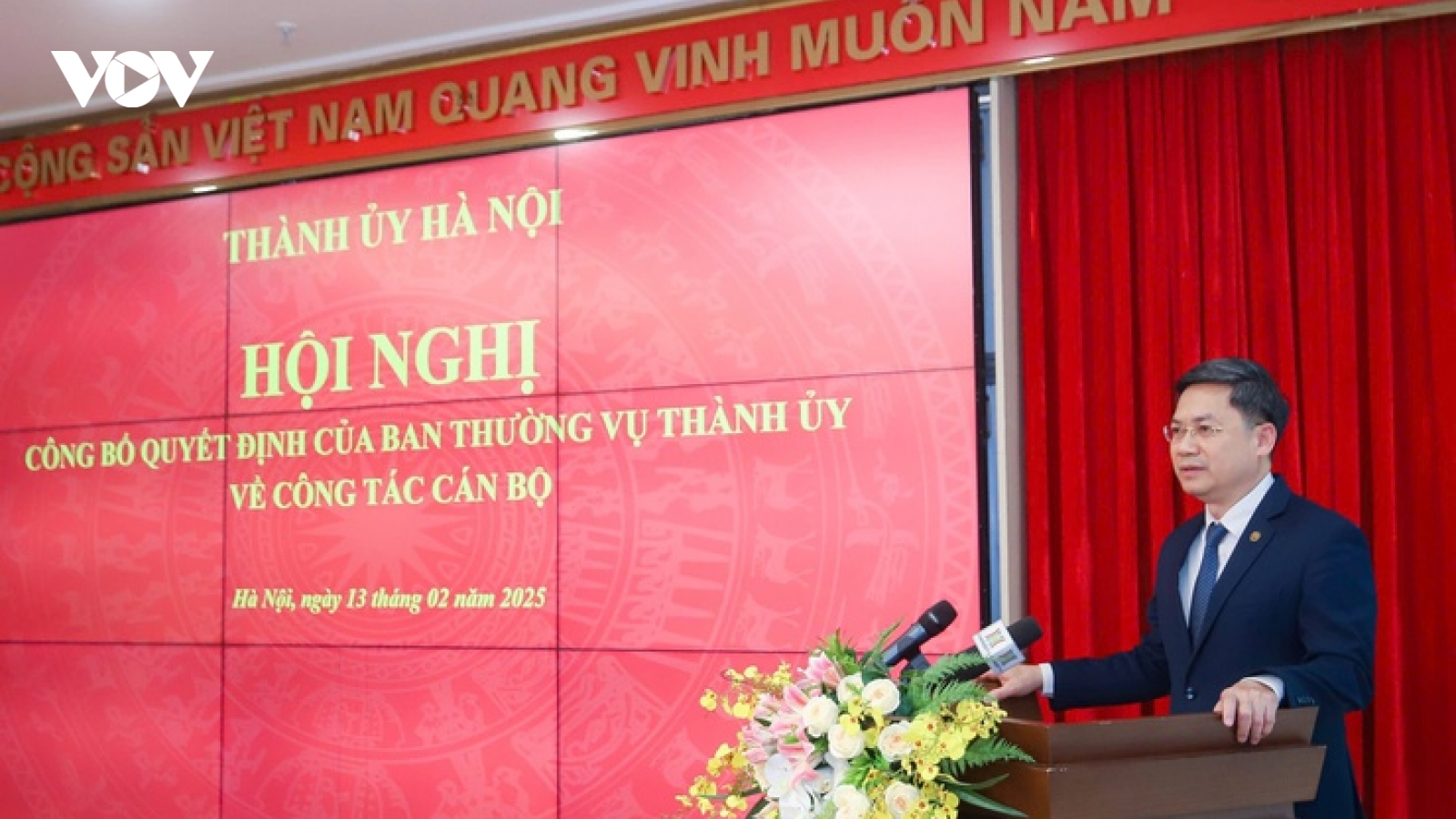Phó Chủ tịch UBND thành phố Hà Nội được phân công làm Trưởng Ban Tổ chức Thành ủy